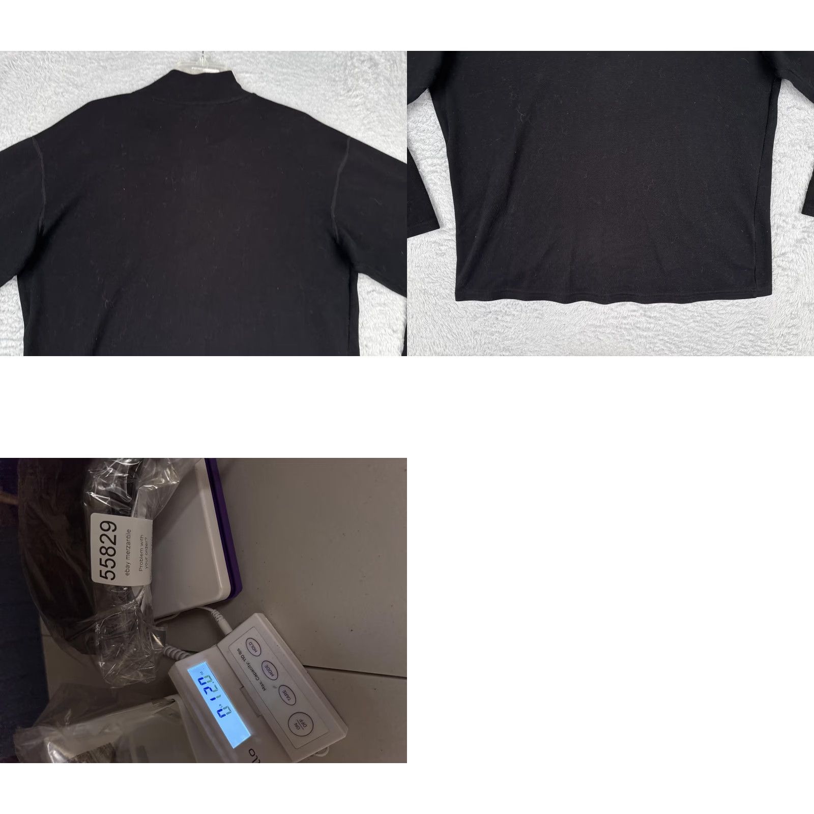 The North Face The North Face Sweatshirt Mens Medium Black 1/4 Zip Mock Neck Pullover Fleece Size US M / EU 48-50 / 2 - 9 Thumbnail
