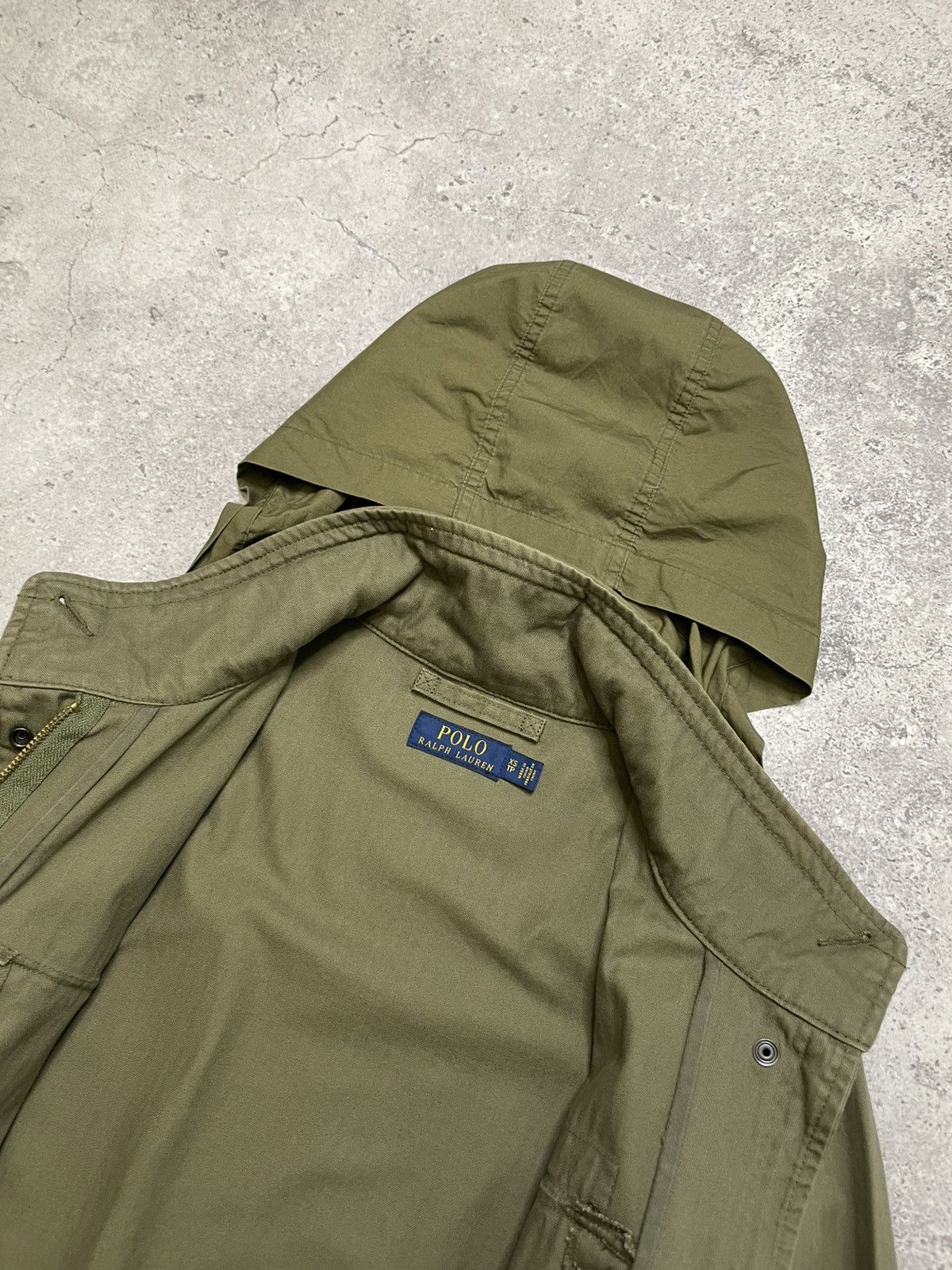 Polo Ralph Lauren × Vintage Polo Ralph Lauren Military Army Herringbone Cotton Jacket Size US M / EU 48-50 / 2 - 7 Thumbnail