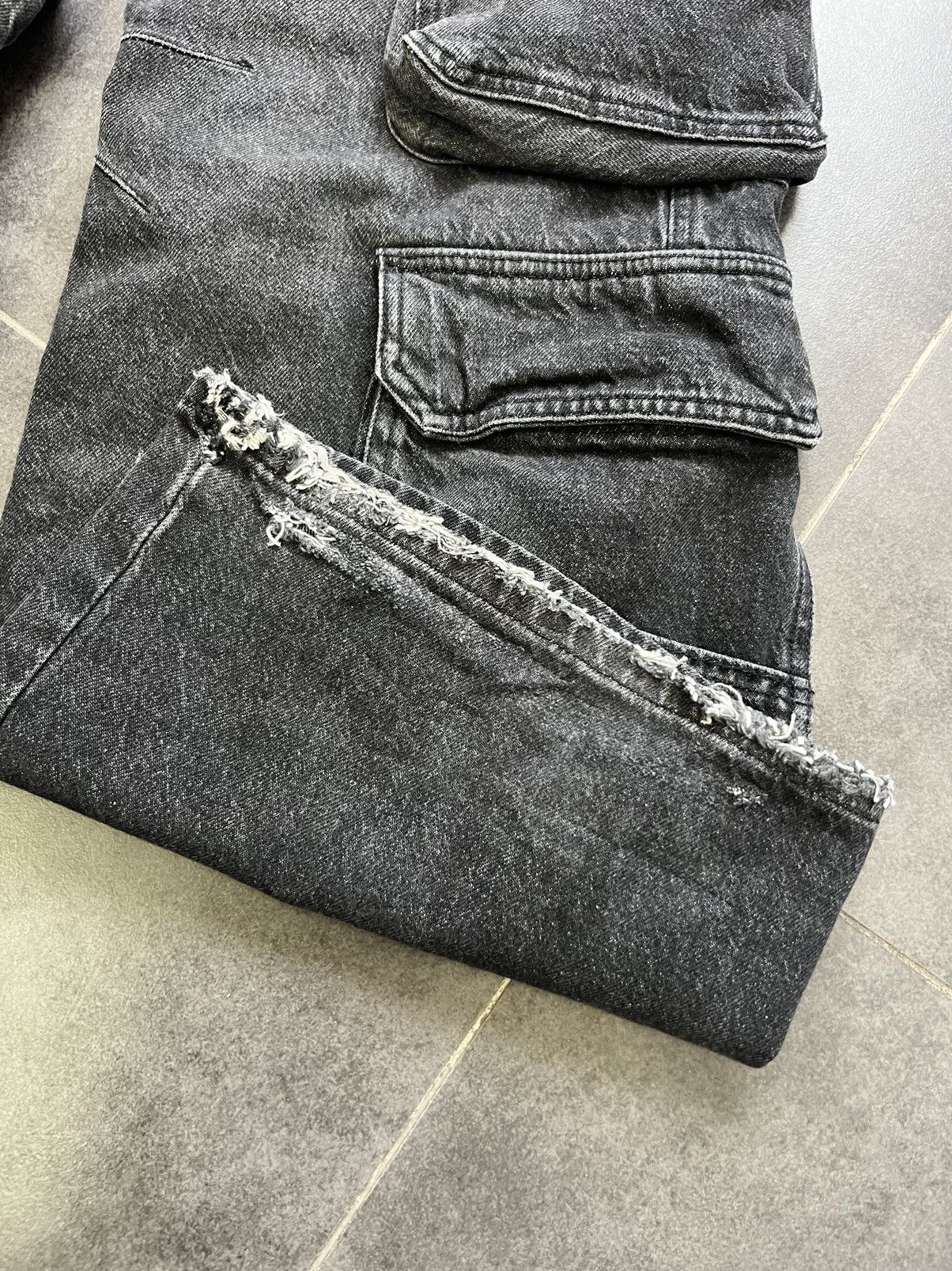 Diesel Baggy cargo DIESEL Y2K jeans in washed grey Size 24" / US 00 / IT 34 - 6 Thumbnail