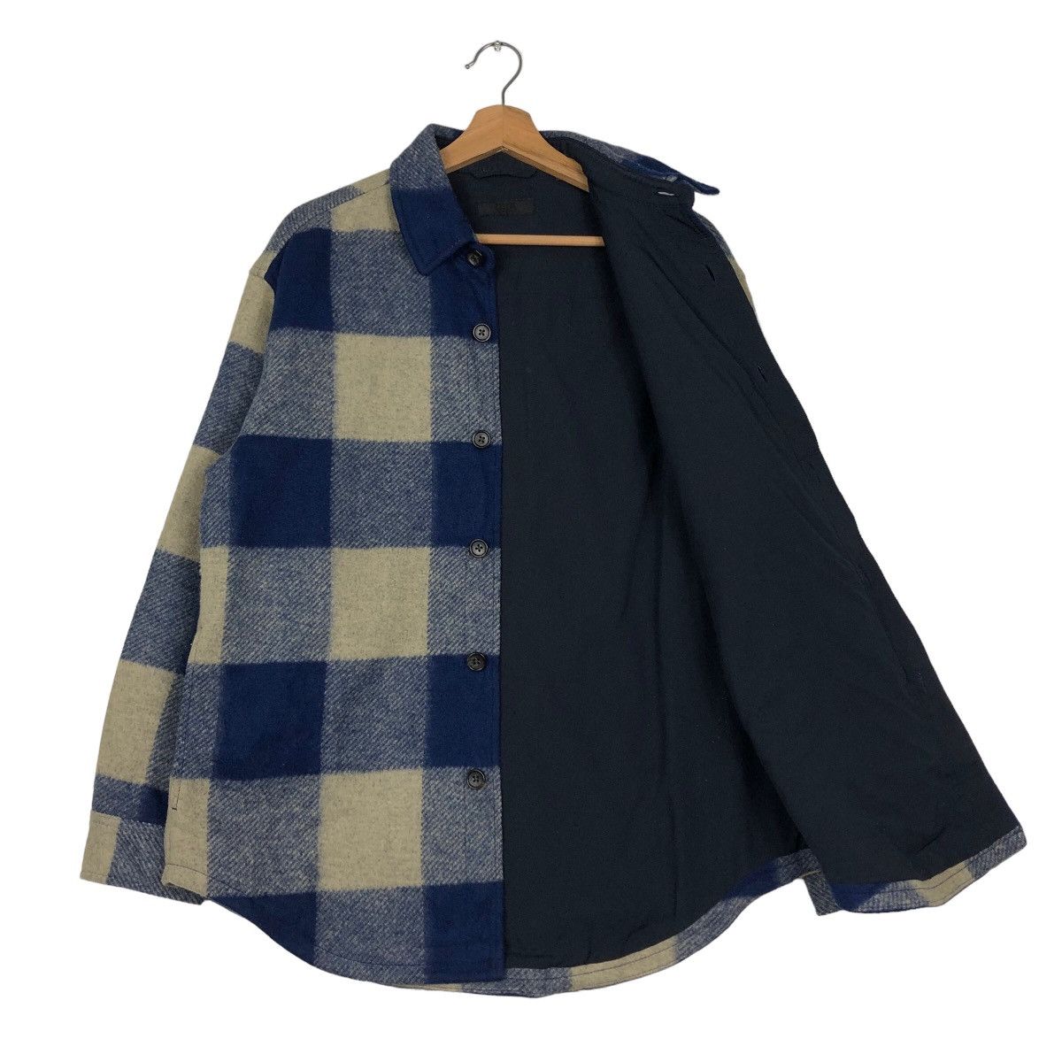 Japanese Brand 🔥Vintage Wool Flannel Jacket Tartan Uniqlo Issey Miyake Size US M / EU 48-50 / 2 - 11 Thumbnail