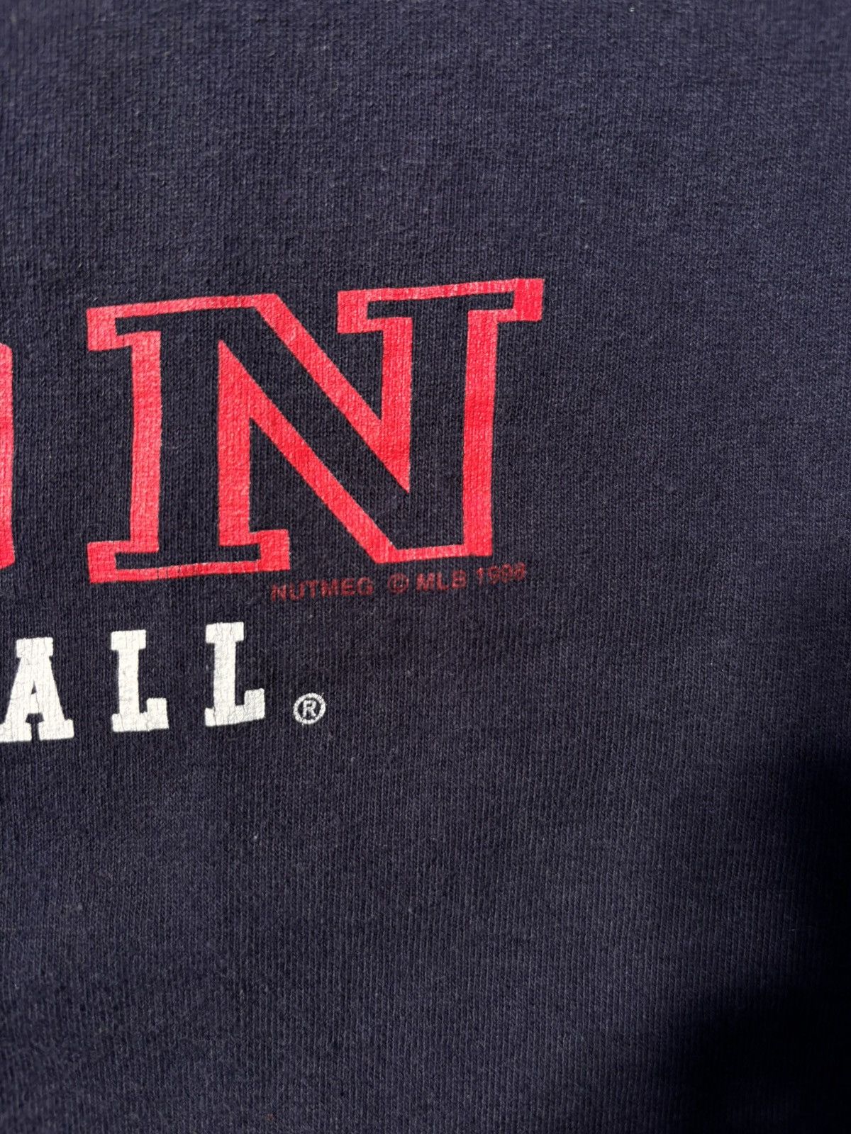 Nutmeg Vtg Nutmeg Lee Sport Boston Red Sox Baseball Spellout 90’s Size US XL / EU 56 / 4 - 3 Thumbnail