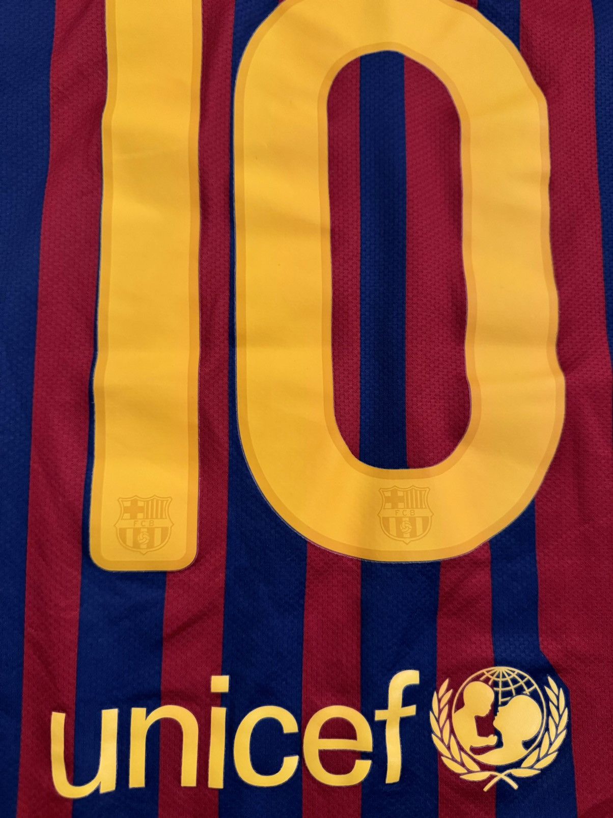 Nike 🔥Nike Barcelona #10 Messi 2011/12 Soccer Jersey/Messi TShirt Size US L / EU 52-54 / 3 - 10 Thumbnail