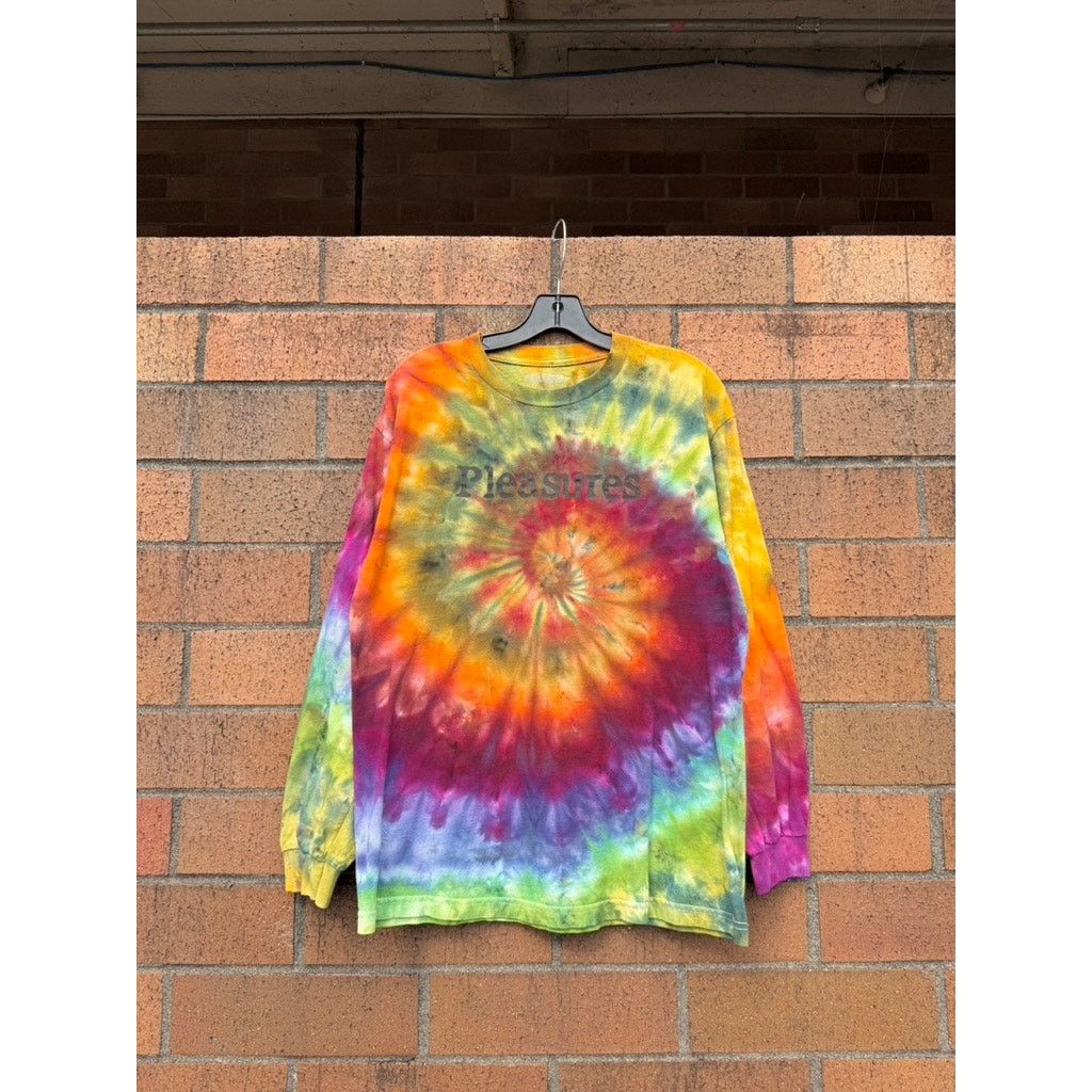 Pleasures Pleasures Equality Long Sleeve Tie Dye Skeleton Tee Shirt Size US L / EU 52-54 / 3 - 1 Thumbnail