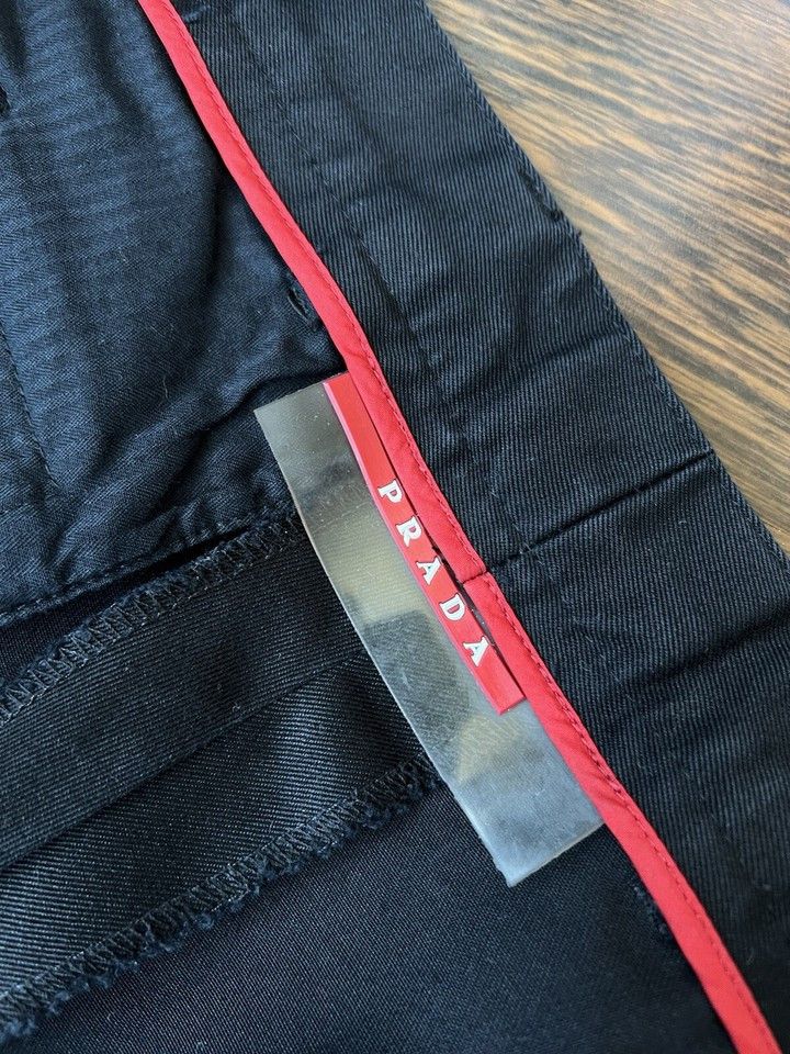 Prada PRADA Pants Cotton Blend Black Size 48/L Size 34" / US 12 / IT 48 - 19 Thumbnail