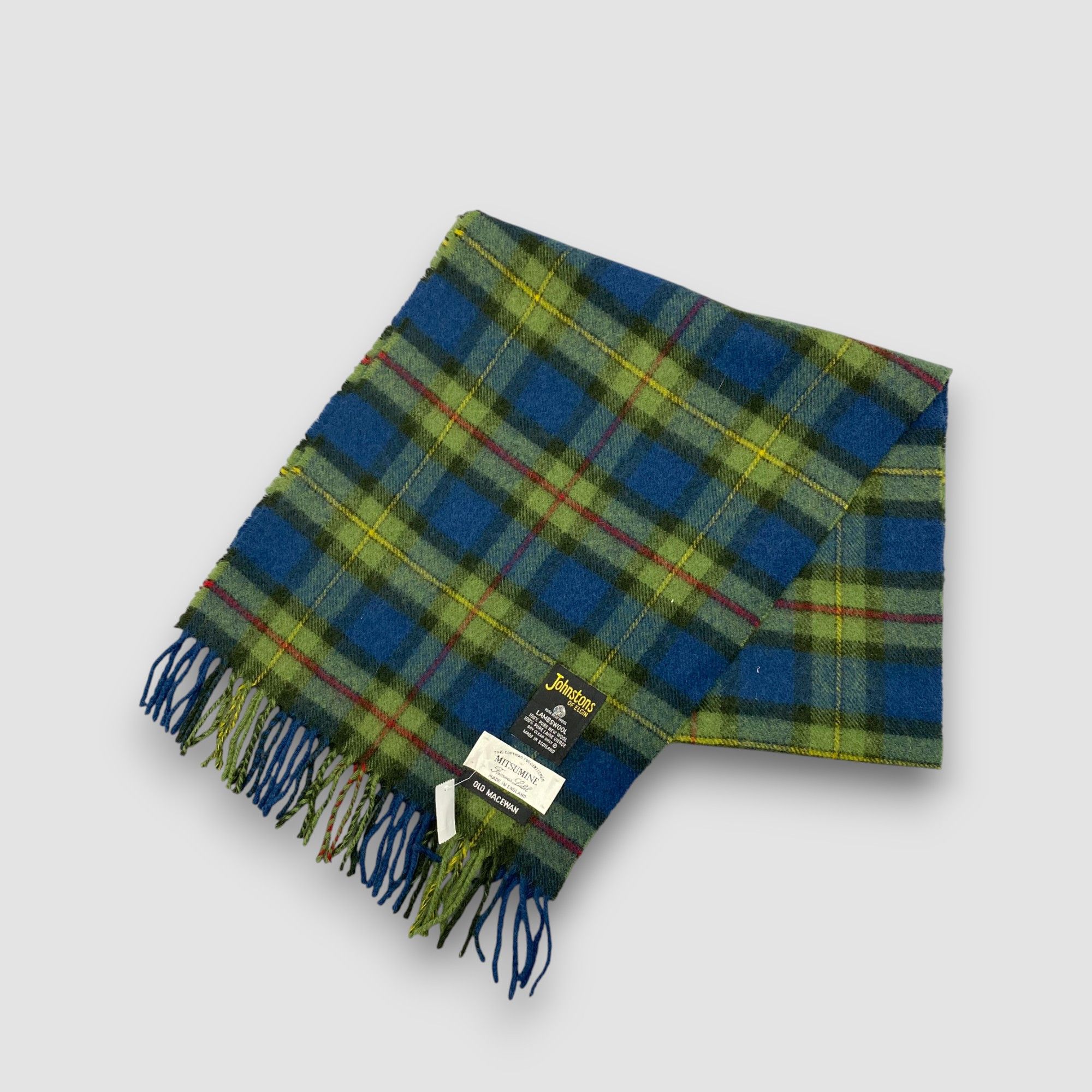 Johnstons Of Elgin Vintage Johnstons of Elgin X Mitsumine Scarf Muffler Scarves Size ONE SIZE - 2 Thumbnail