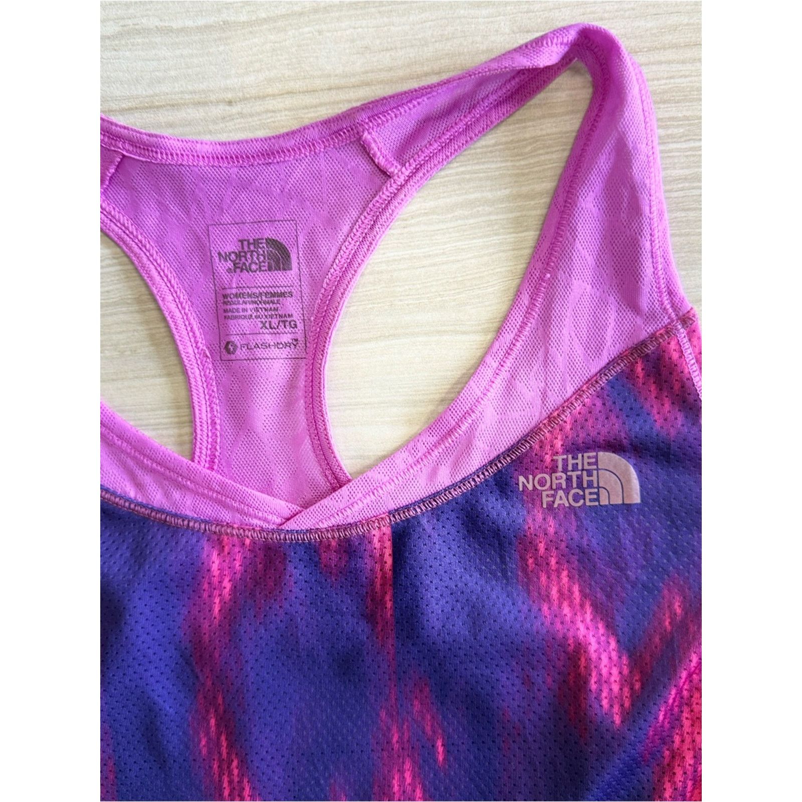 The North Face The North Face Purple Tye Dye Racerback Athletic Tank Top Size XL / US 12-14 / IT 48-50 - 3 Thumbnail