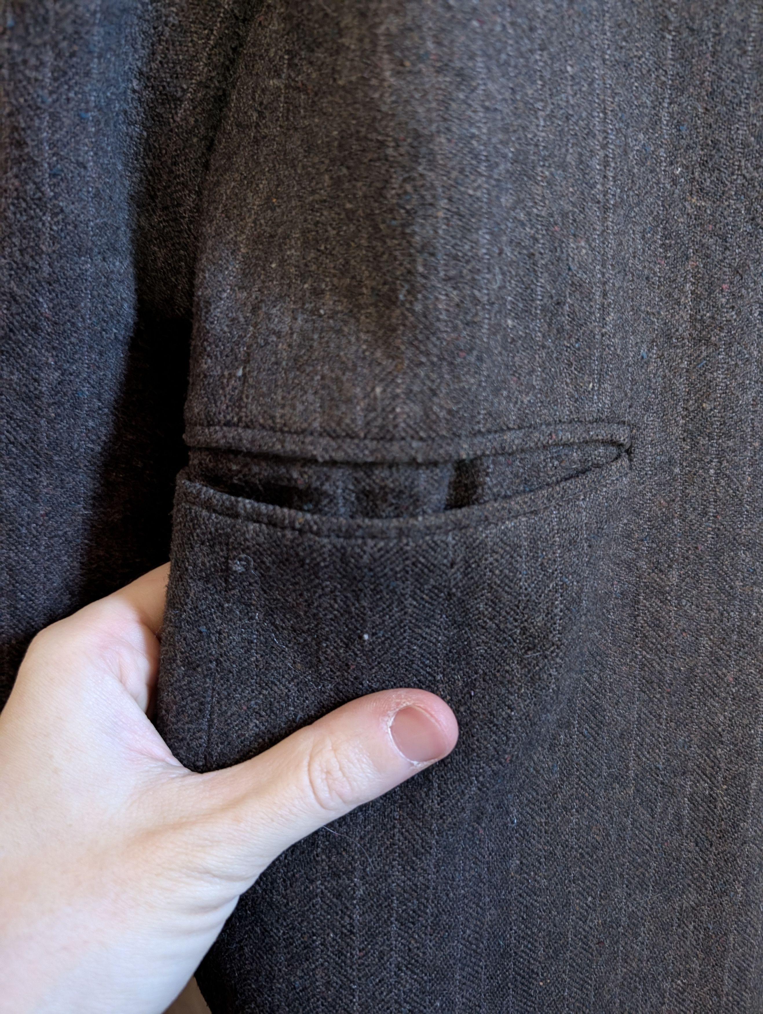 Ducati Hand tailored vintage double breasted speckled weave jacket Size 40R - 5 Thumbnail