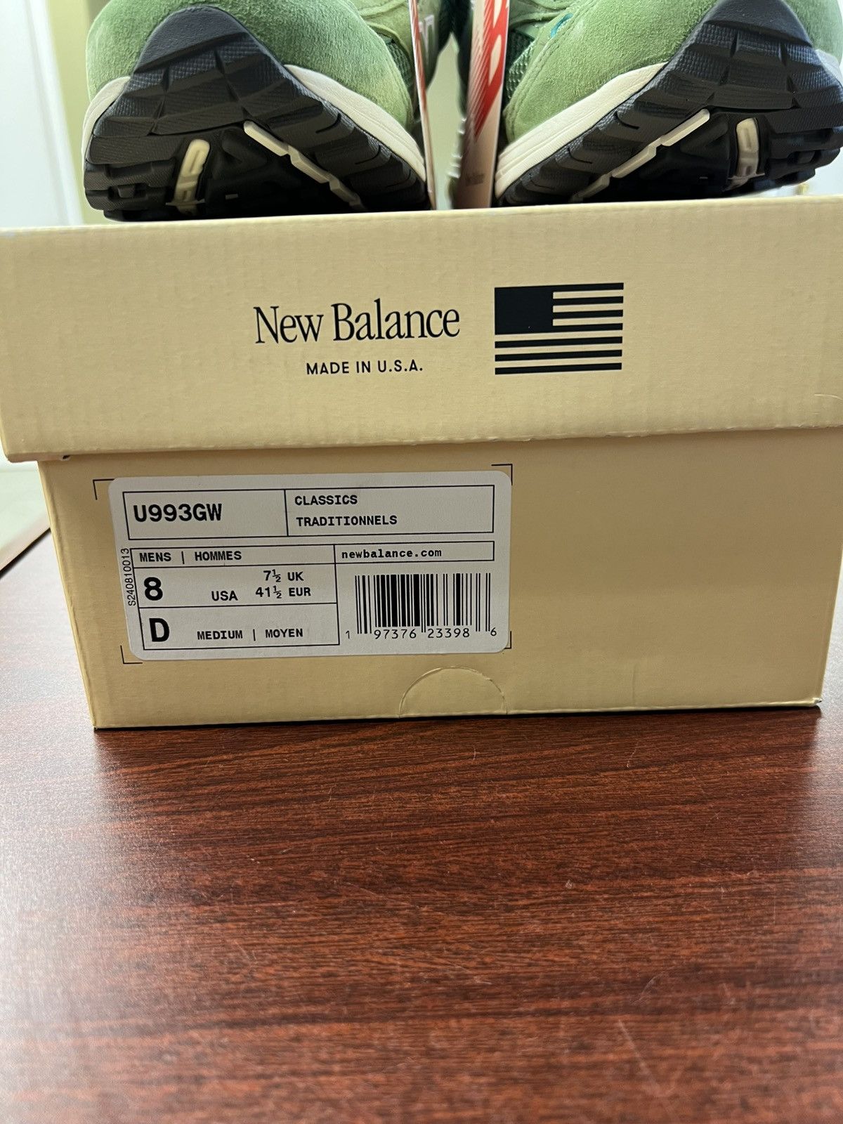 New Balance New Balance 993 Chive Size US 8 / EU 41 - 8 Thumbnail