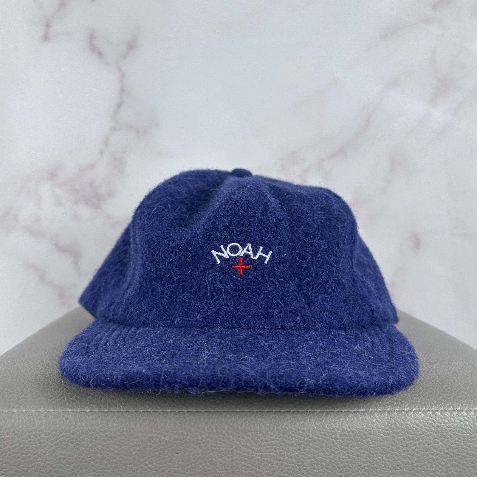 Noah F/W16 Blue Mohair Logo SnapBack Size ONE SIZE - 1 Thumbnail