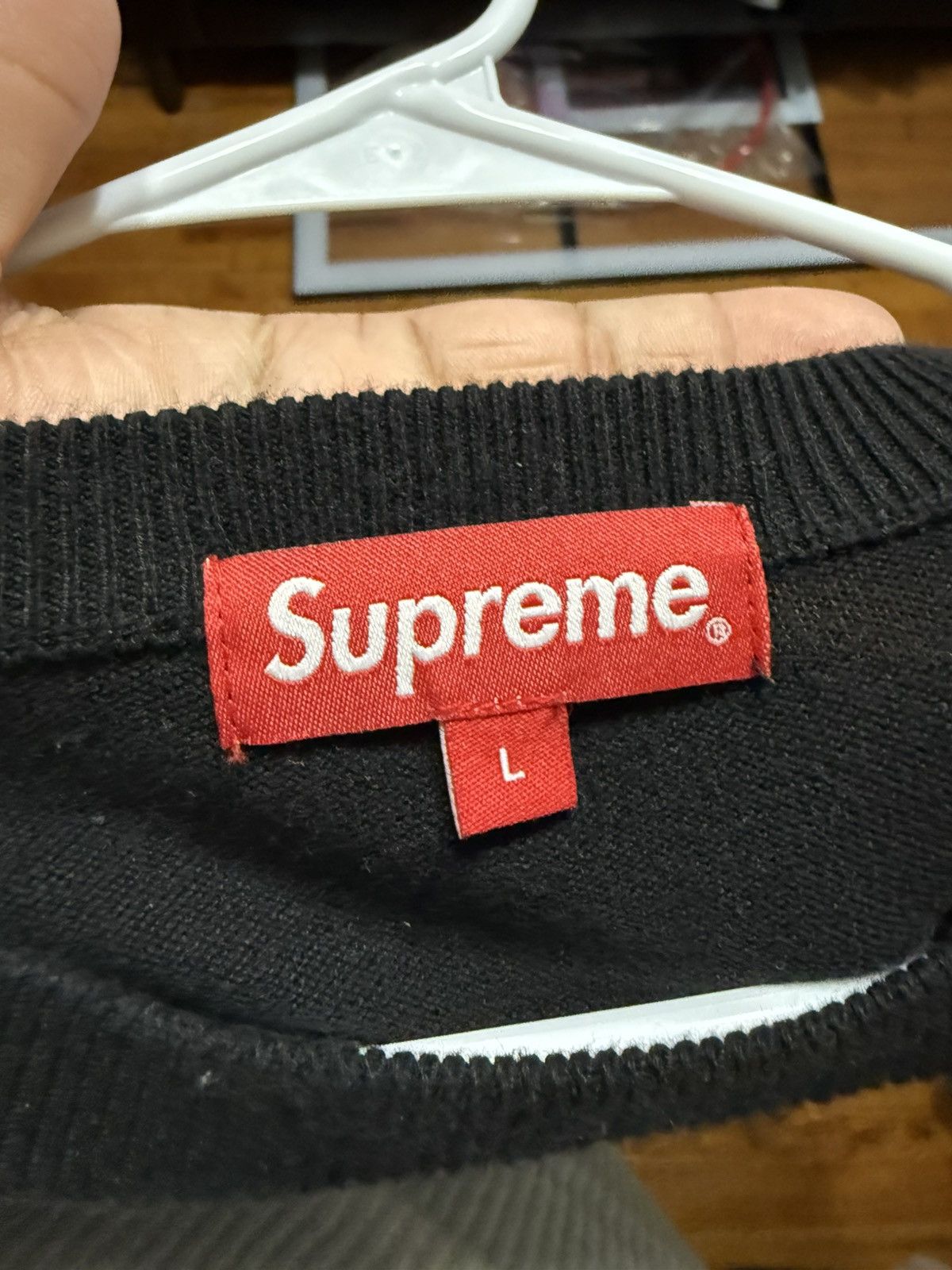 Supreme Supreme Split Logo Long Sleeve Size Large Size US L / EU 52-54 / 3 - 5 Thumbnail