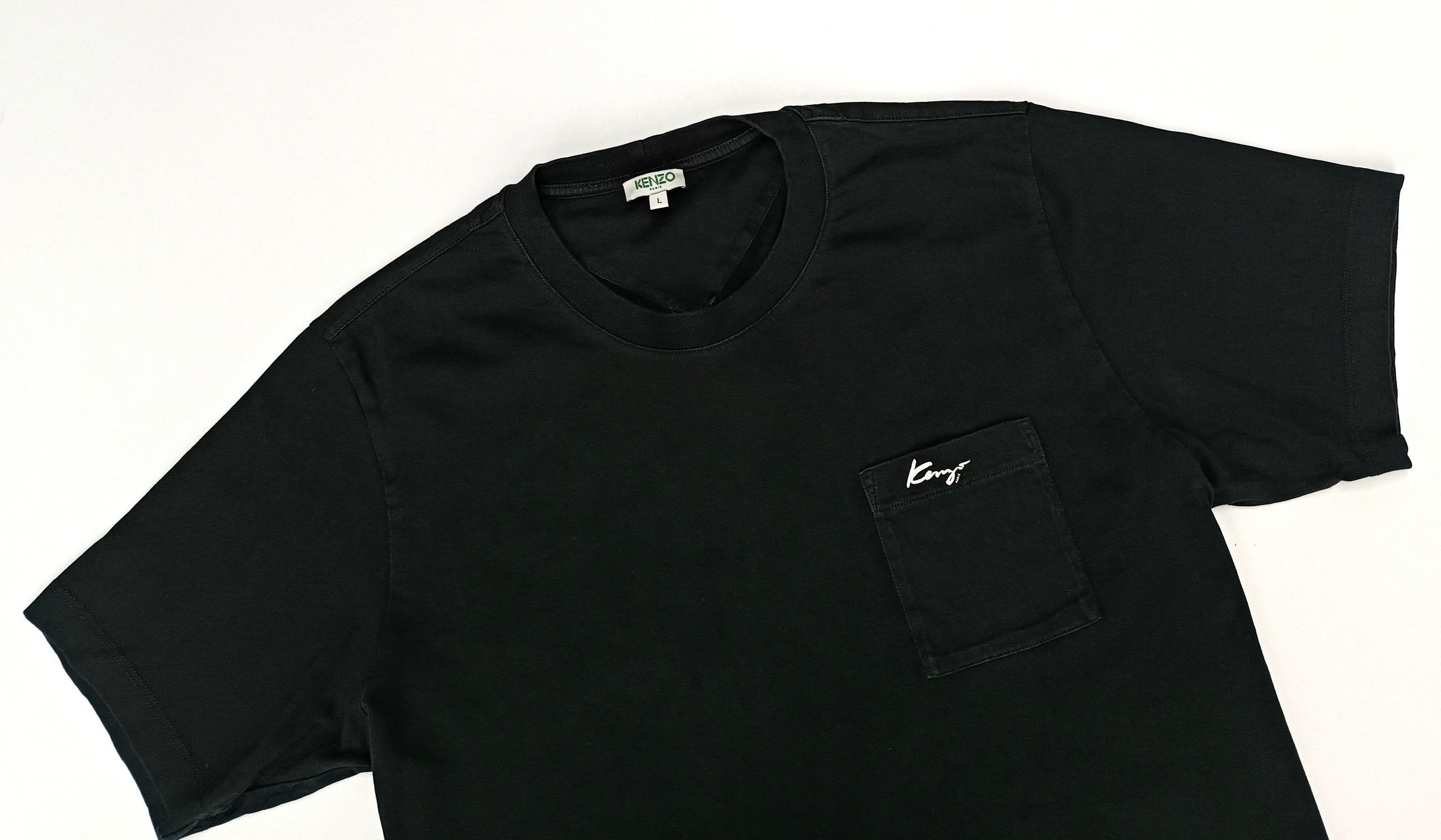 Kenzo Kenzo Paris Logo Black T Shirt size L Size US L / EU 52-54 / 3 - 4 Thumbnail