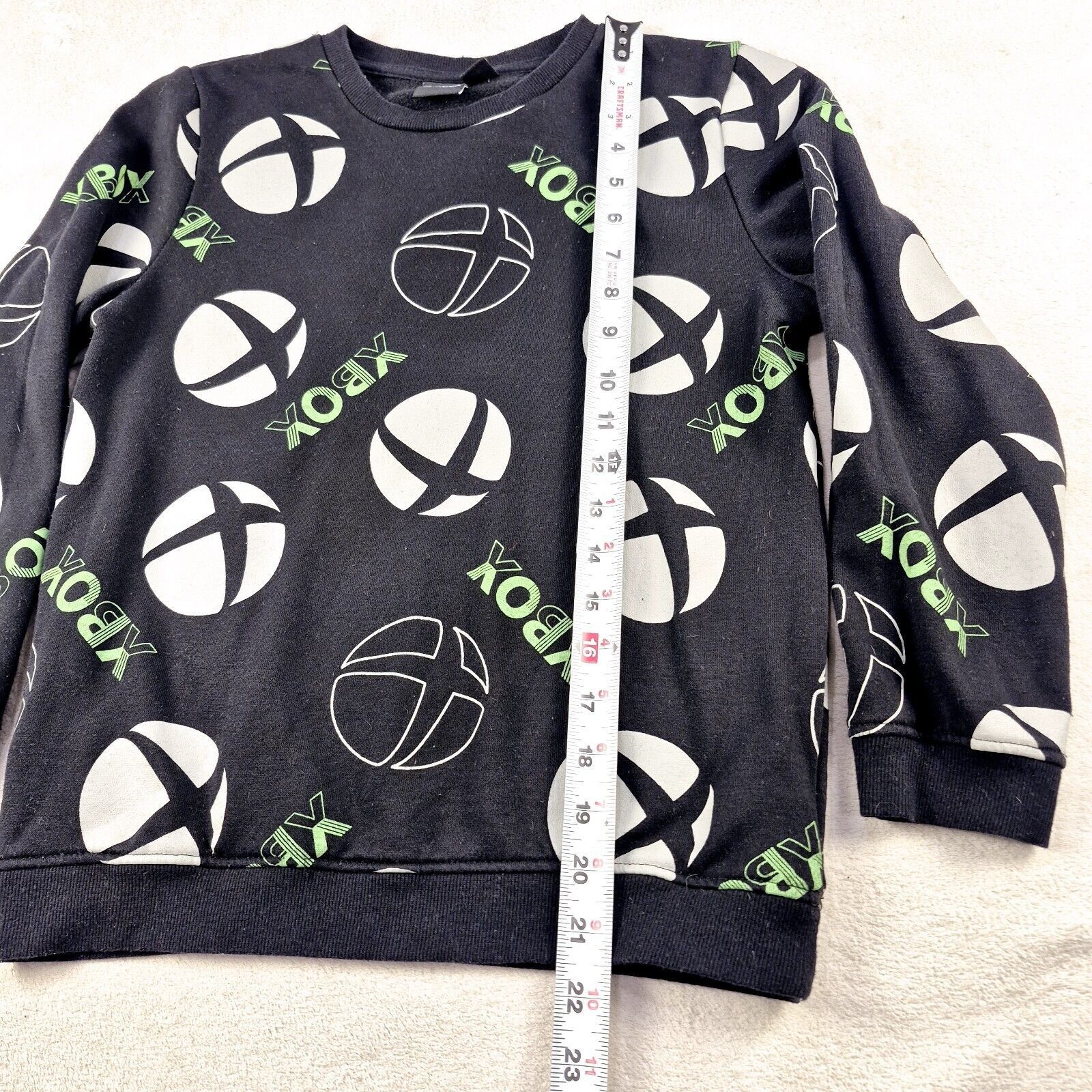 & Other Stories XBOX Logo Black Gamer Sweater 10-11 Year Unisex Youth Size XL / US 12-14 / IT 48-50 - 2 Thumbnail