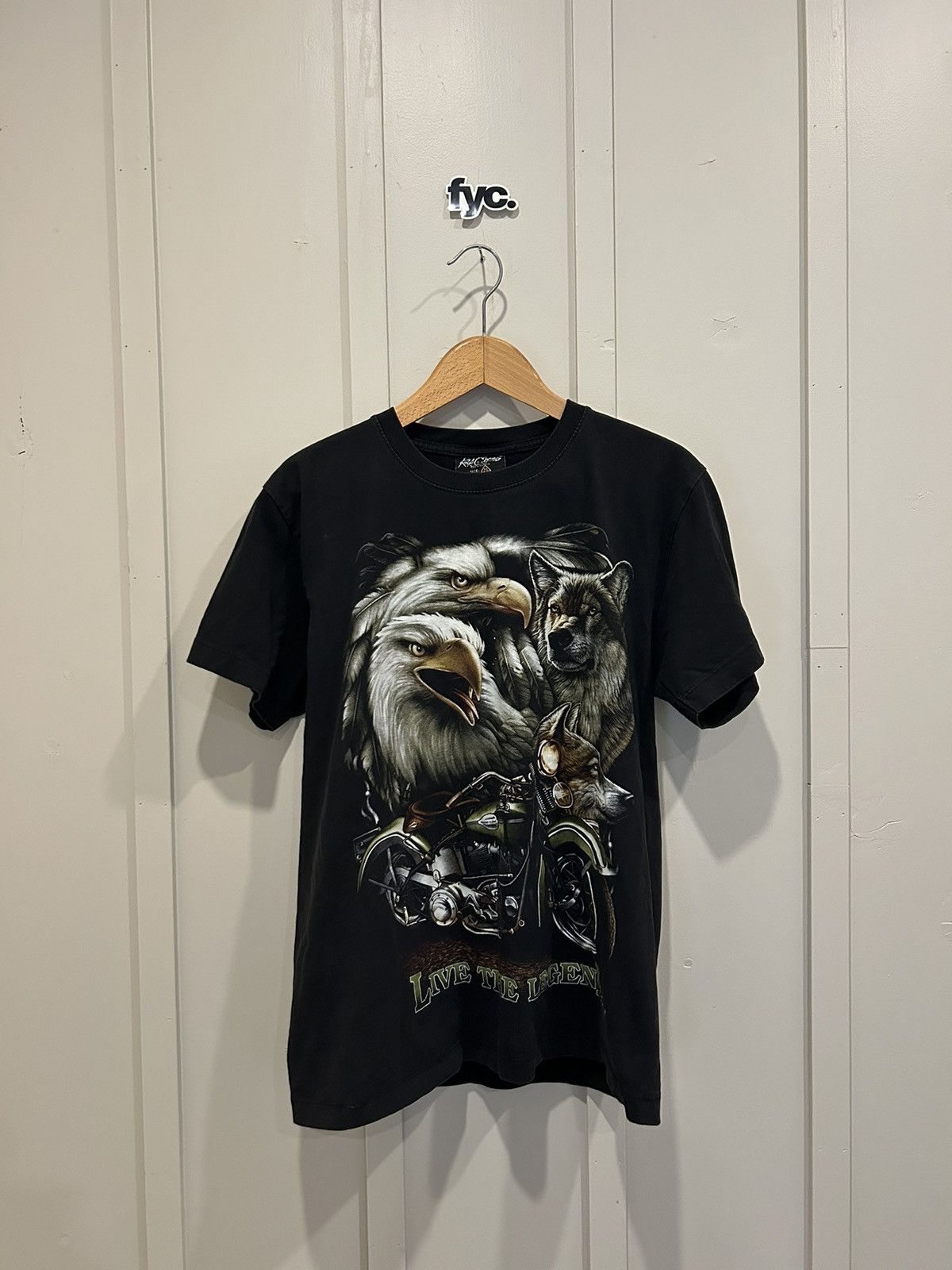 Harley Davidson × Vintage Vintage Harley Davidson Style Biker Shirt Size US M / EU 48-50 / 2 - 1 Thumbnail