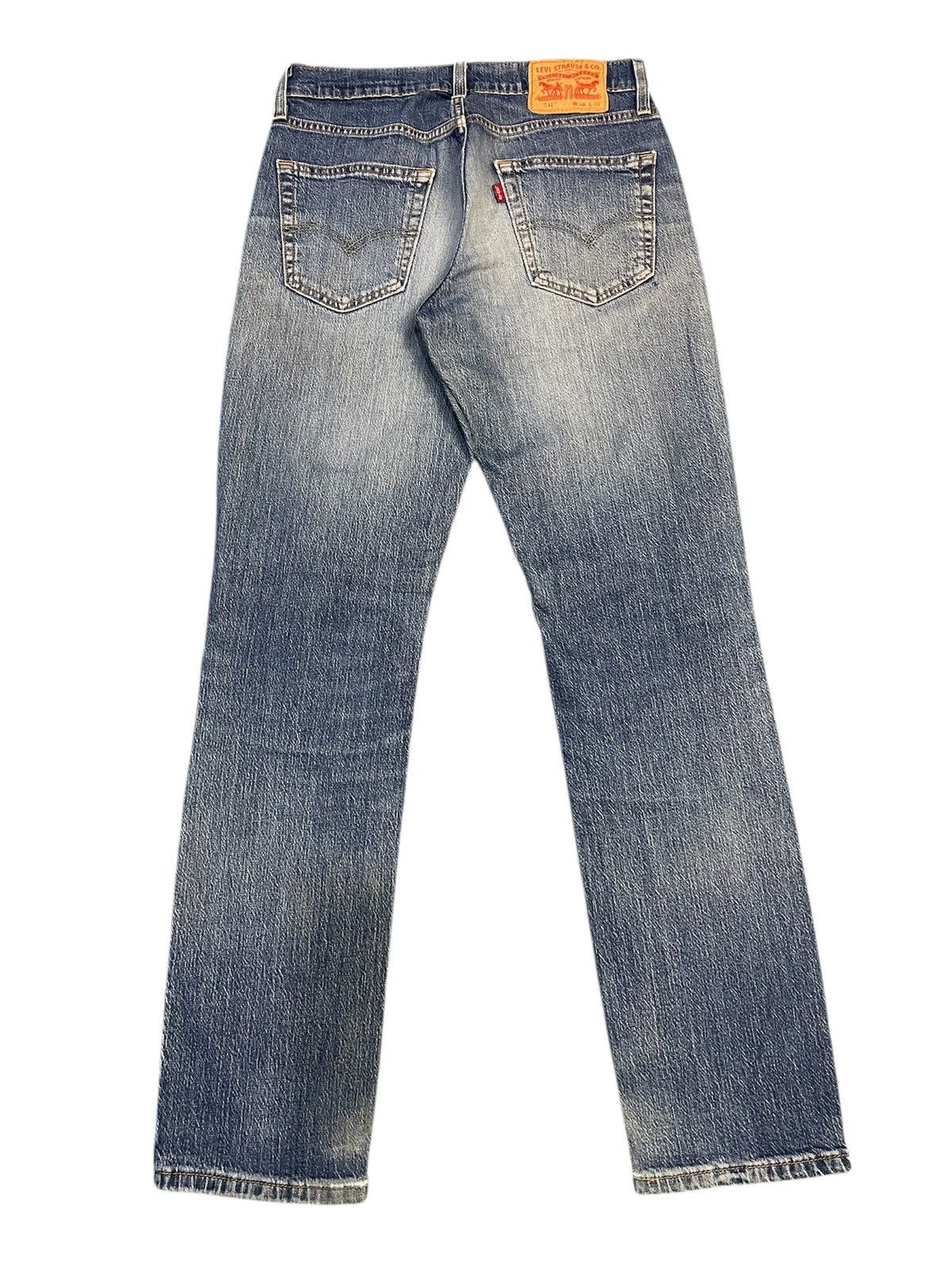 Levi's Distressed Levis 541 Blue Washed Jeans Size US 30 / EU 46 - 2 Thumbnail