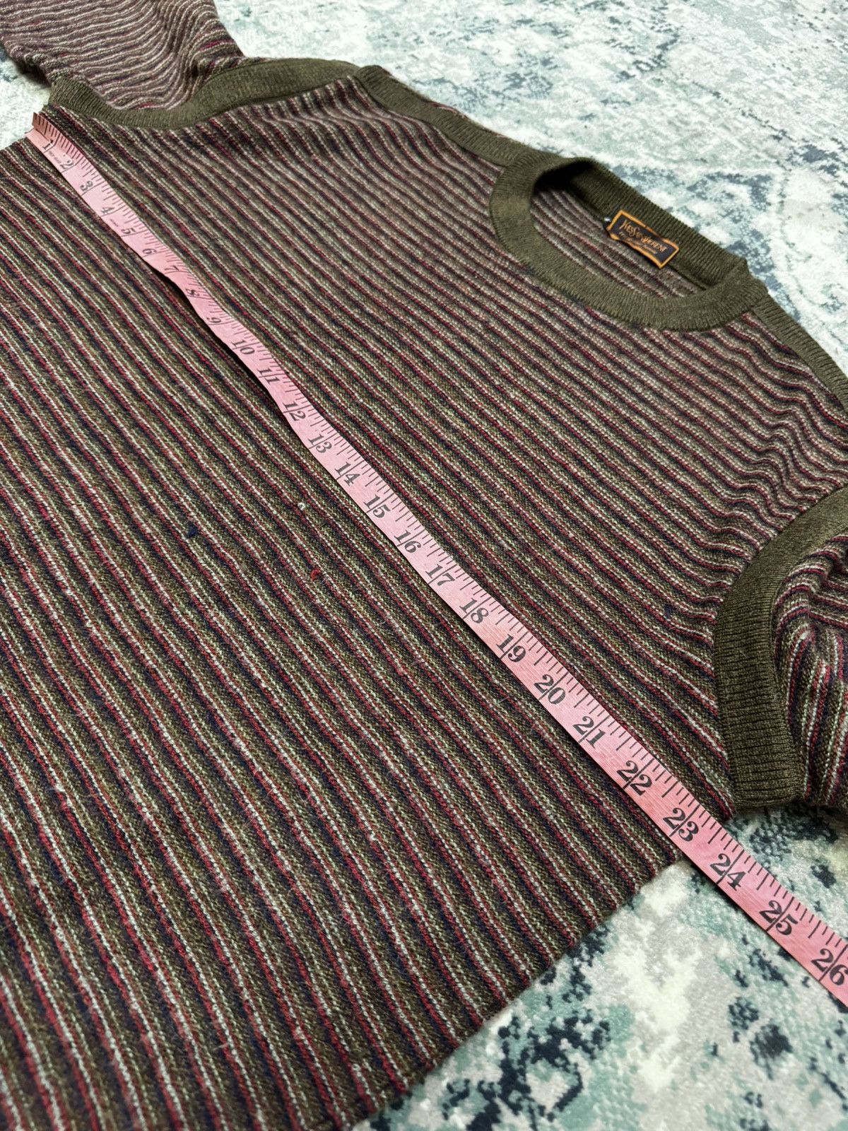 Vintage × Yves Saint Laurent VINTAGE YSL MIX WOOL KNITWEAR SWEATER Size US L / EU 52-54 / 3 - 4 Thumbnail