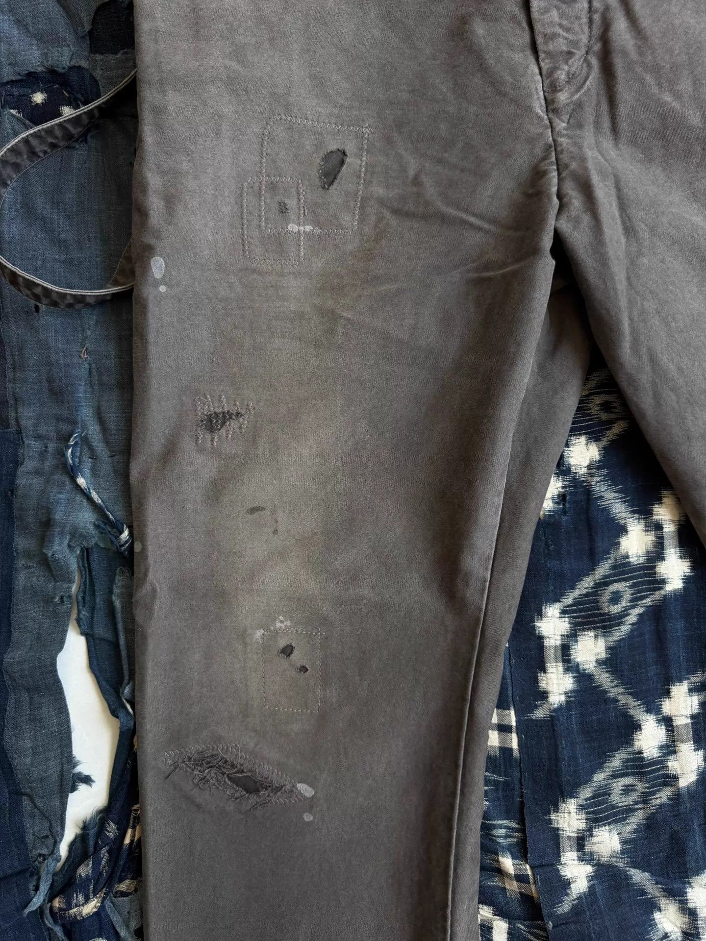 Visvim VISVIM 21SS TRAVAILLER BRACES PANTS DMGD Charcoal Pants Size US 32 / EU 48 - 4 Thumbnail