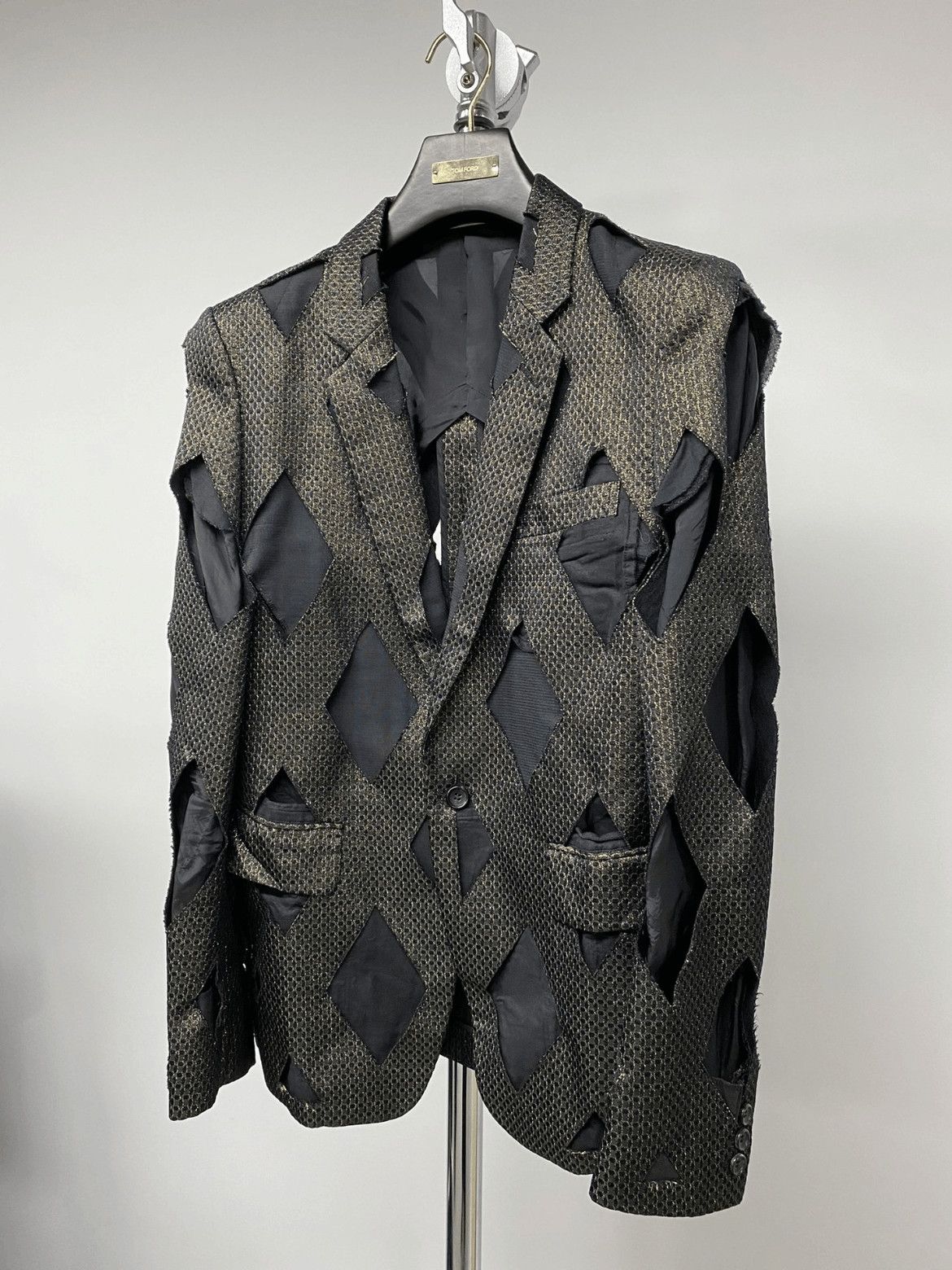 Comme des Garcons Comme Des Garcons Homme Plus Hollow Cut Blazer-2505 Size US M / EU 48-50 / 2 - 1 Thumbnail