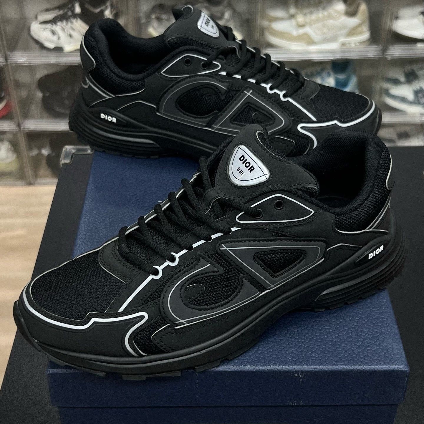Dior Dior Black Running Shoes Low Top Size US 10 / EU 43 - 1 Thumbnail