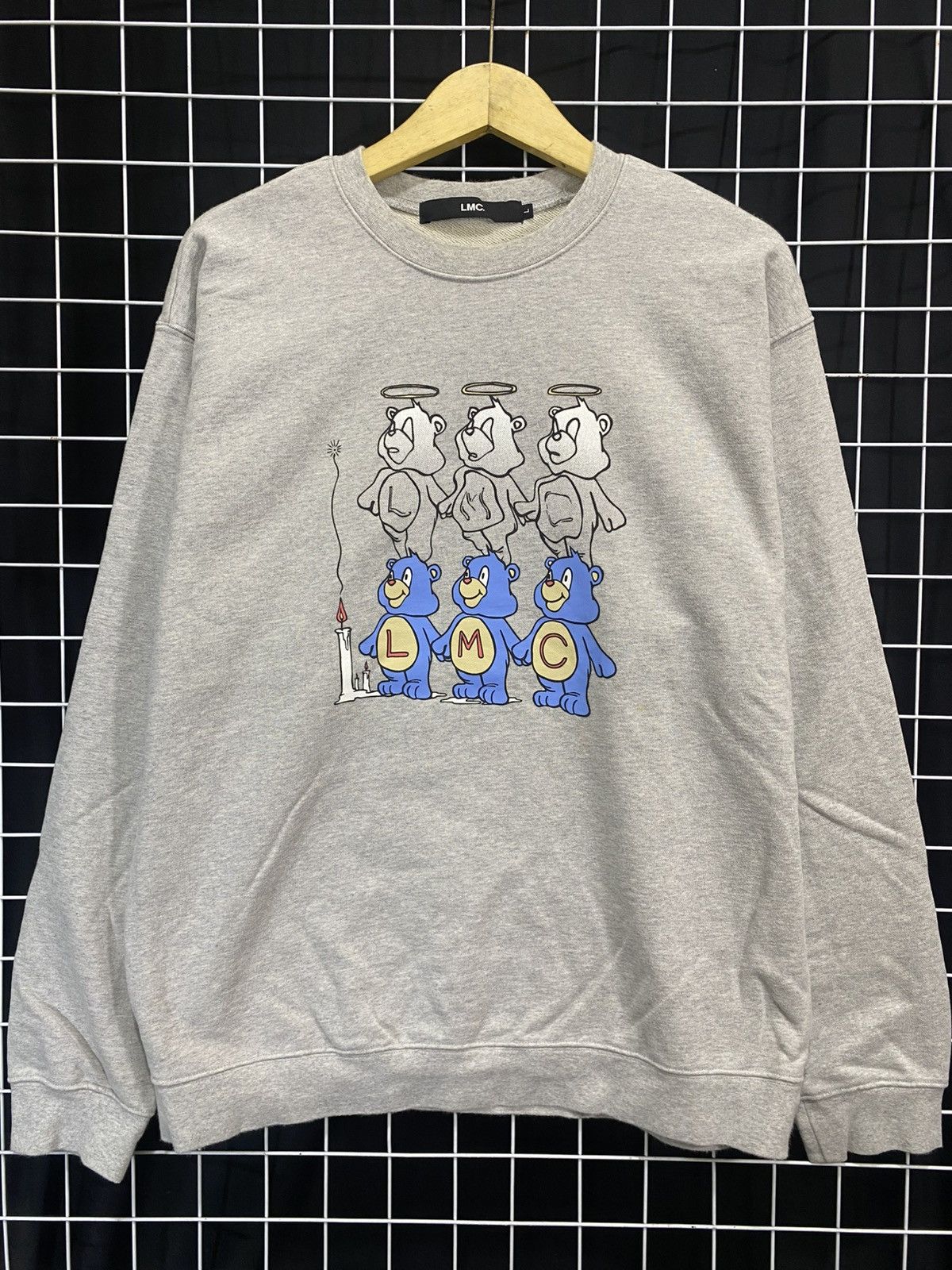 Vintage L.M.C 3 BEARS SWEATSHIRT Size US L / EU 52-54 / 3 - 1 Thumbnail