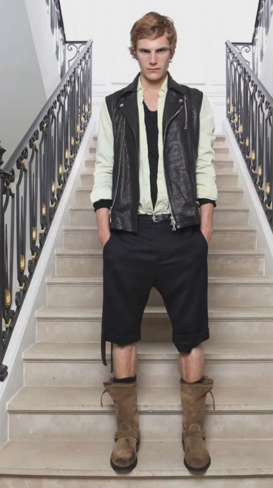 Balmain 2012 Balmain Leather Vest Size US M / EU 48-50 / 2 - 1 Thumbnail