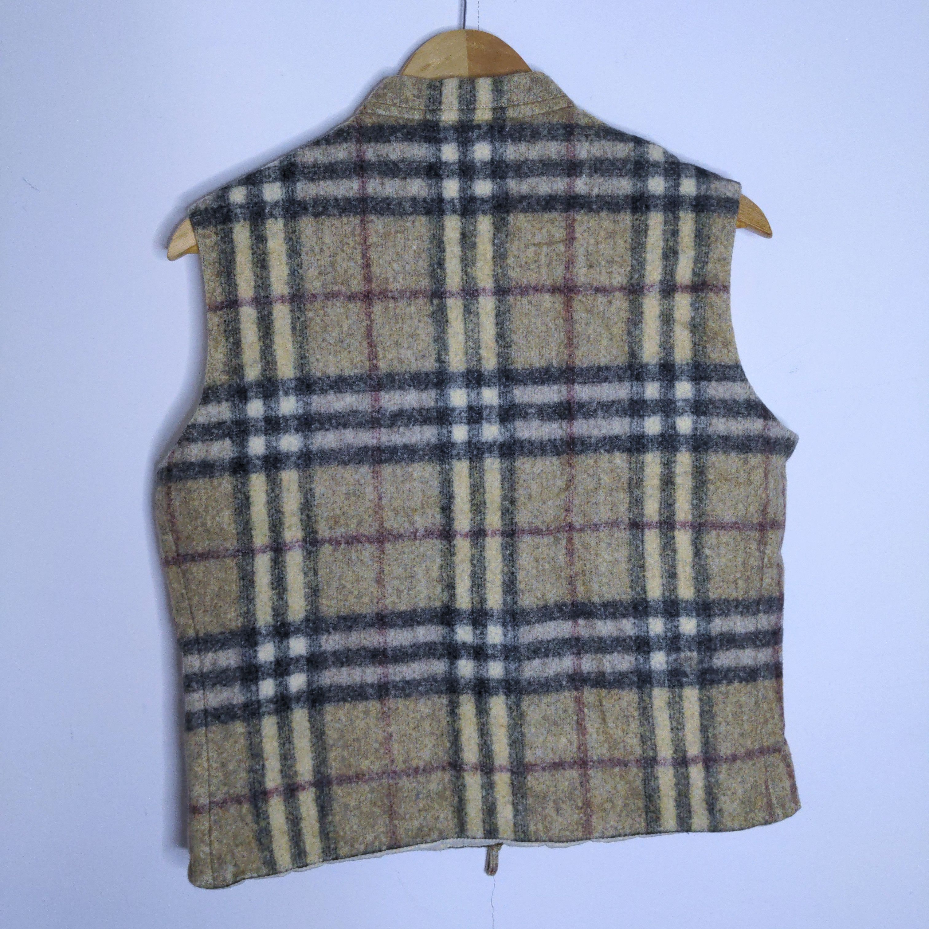Burberry Burberry Prorsum House Check Womens Wool Vest Size M / US 6-8 / IT 42-44 - 2 Thumbnail