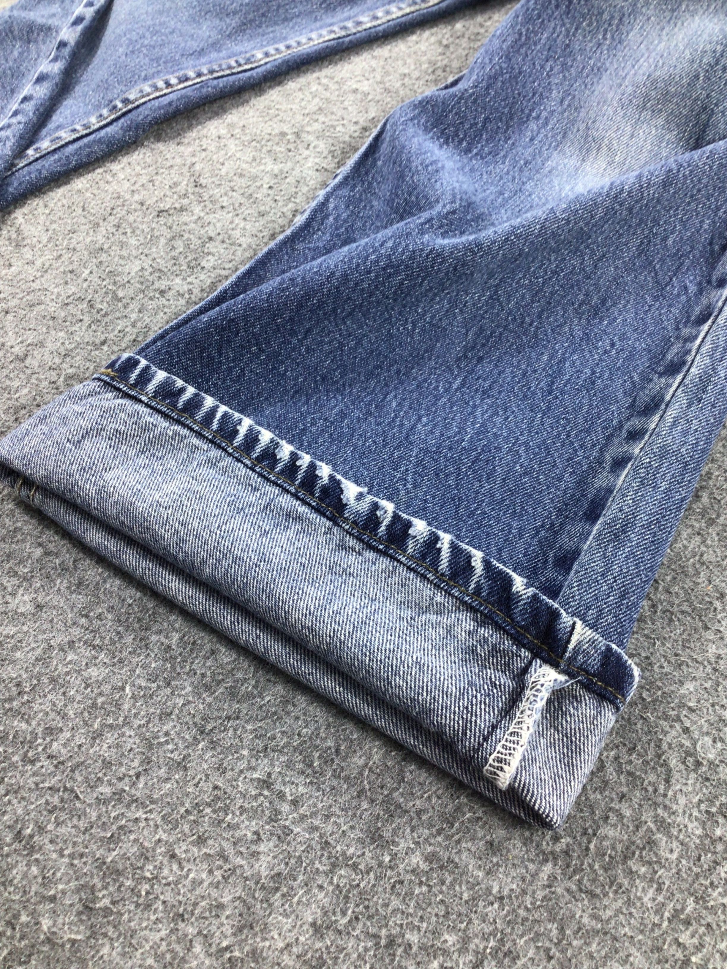 Levi's Vintage Levis 518 Jeans Blue Wash Flare Denim KJ252 Size US 34 / EU 50 - 6 Thumbnail