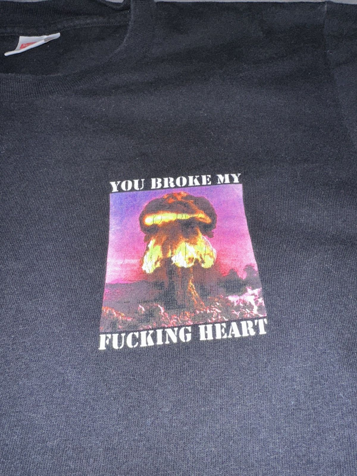 Supreme Supreme You Broke My F***king Heart Black T Medium SS’15 Size US M / EU 48-50 / 2 - 4 Thumbnail