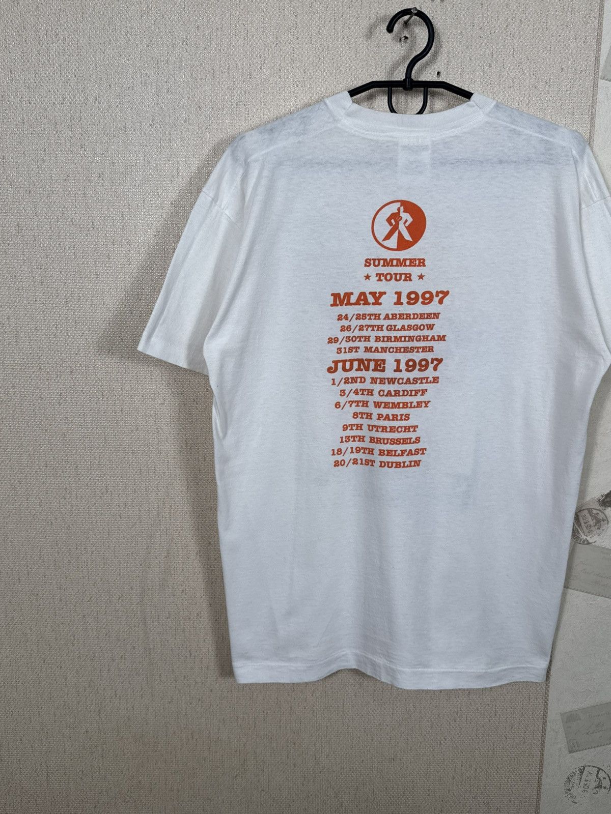 Other Vintage Boyzone T shirt 1997 Summer Tour Band White Hype L Size US L / EU 52-54 / 3 - 19 Thumbnail