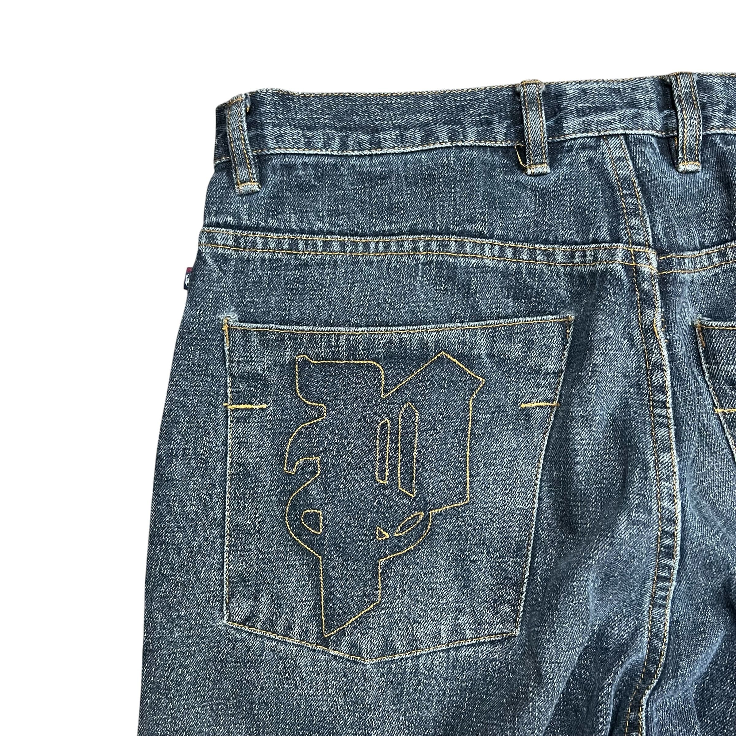 Phat Farm Y2K Phat Farm Faded & Distressed Patchwork Jeans - 34” Size US 34 / EU 50 - 7 Thumbnail