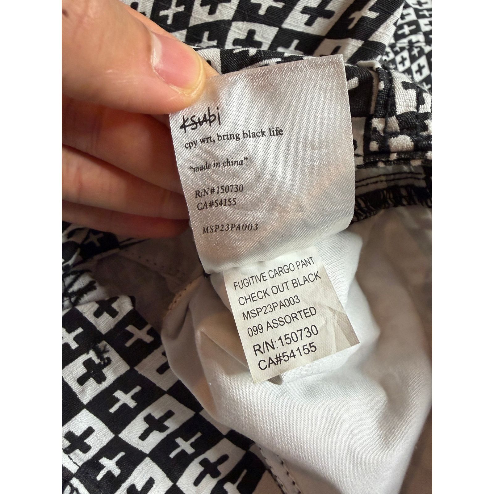 Ksubi × Vintage Ksubi Fugitative Cargo Pants Crosses Size US 29 - 9 Thumbnail