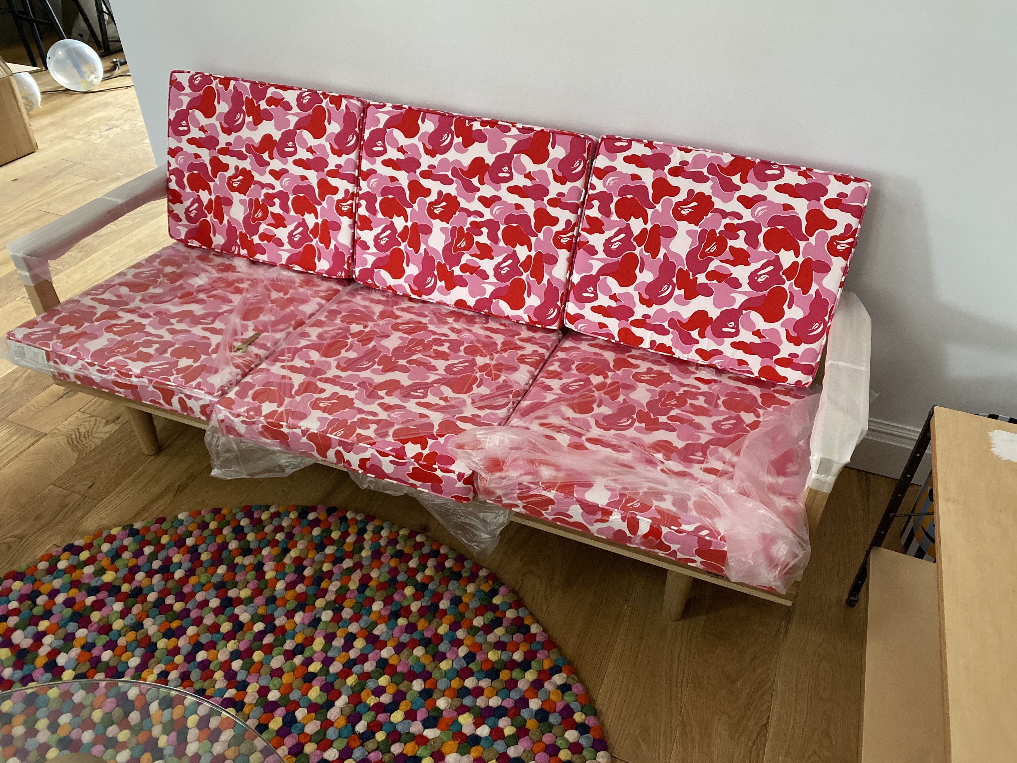 Bape Bape X Fabika X Karimoku Sofa 3 seater | Grailed