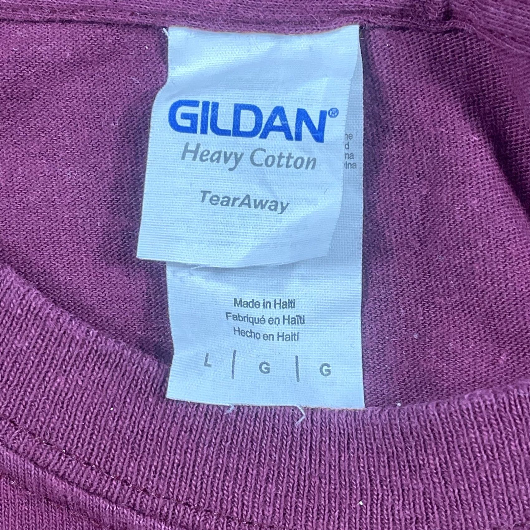 Gildan Gildan Mississippi State T-Shirt Mens Large L Maroon Heavy Cotton CrewNeck Size US L / EU 52-54 / 3 - 7 Thumbnail