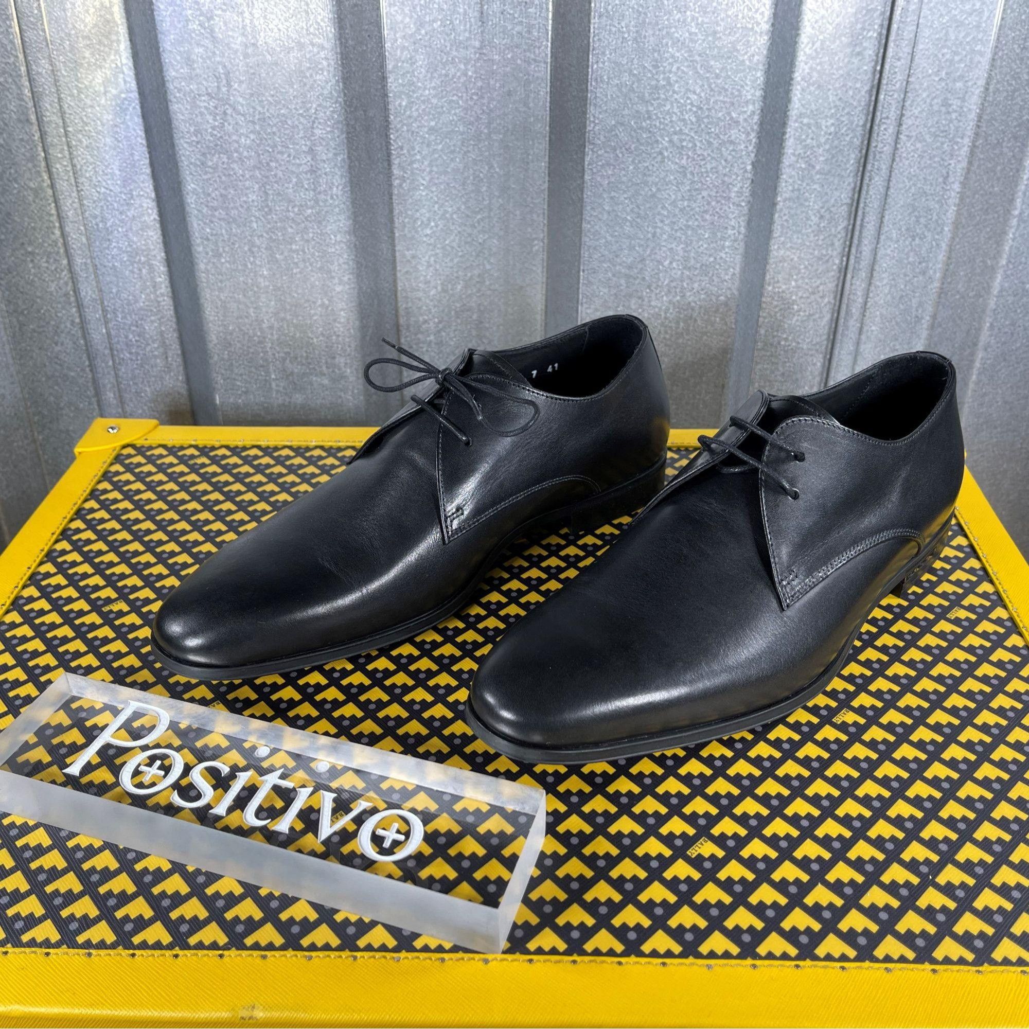 Paul Smith Paul Smith CON01 Coney Black Leather Derby Shoes US 7 Size US 7 / EU 40 - 2 Thumbnail