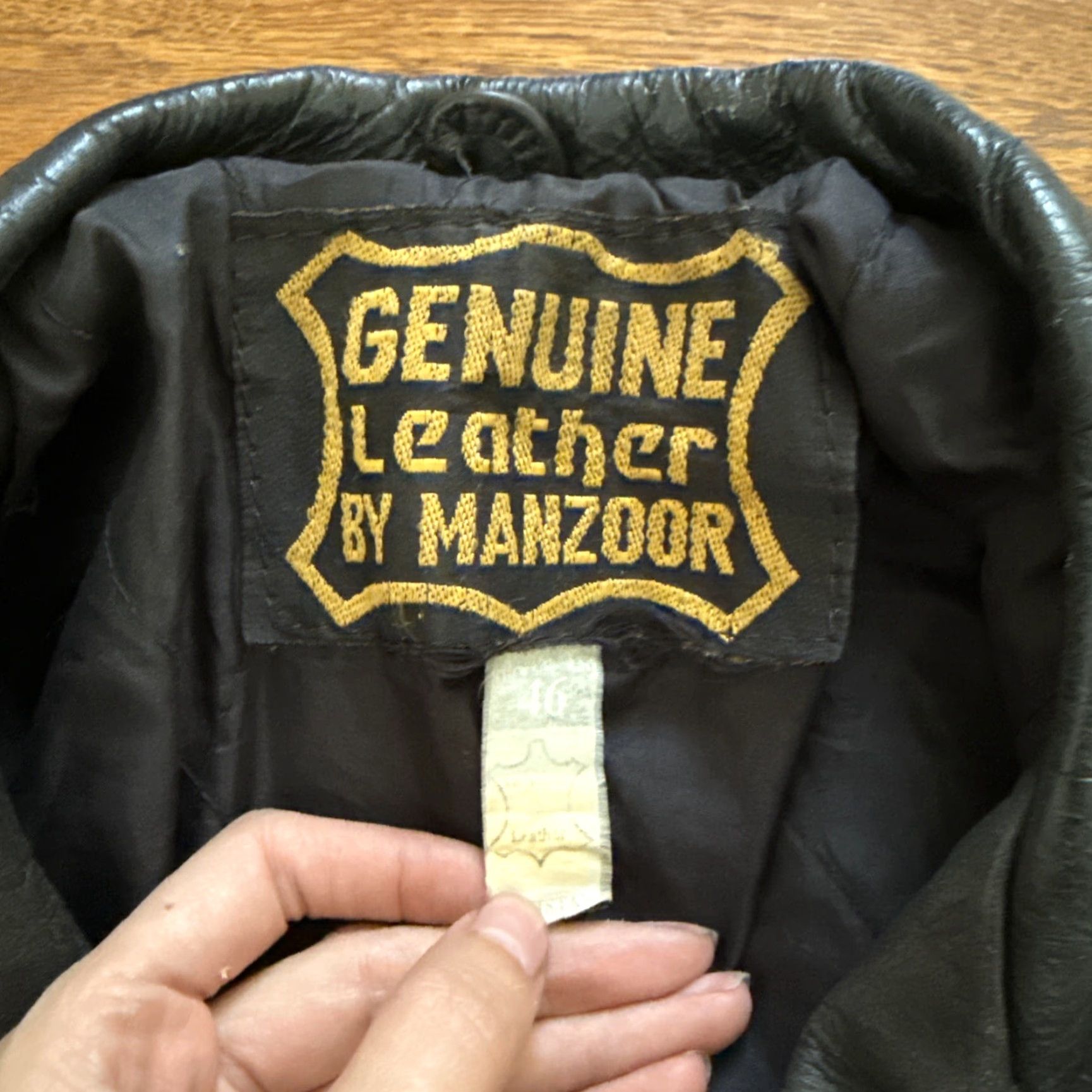 Vintage Manzoor Leather Thinsulate Fringe Motorcycle Jacket Size 46 Size US S / EU 44-46 / 1 - 3 Thumbnail