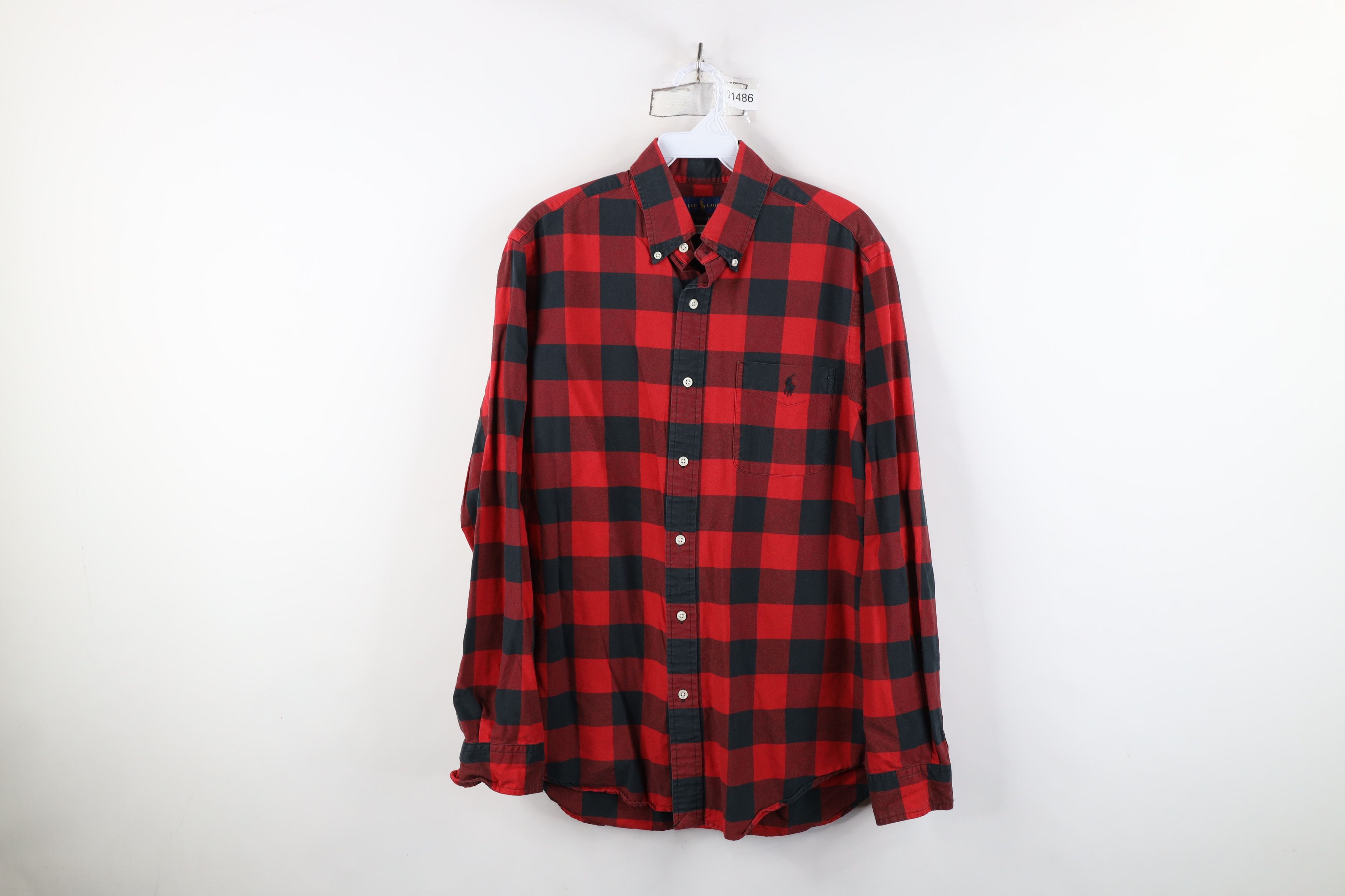 Ralph Lauren Vintage Ralph Lauren Fit Collared Button Down Shirt Red Size US S / EU 44-46 / 1 - 1 Thumbnail