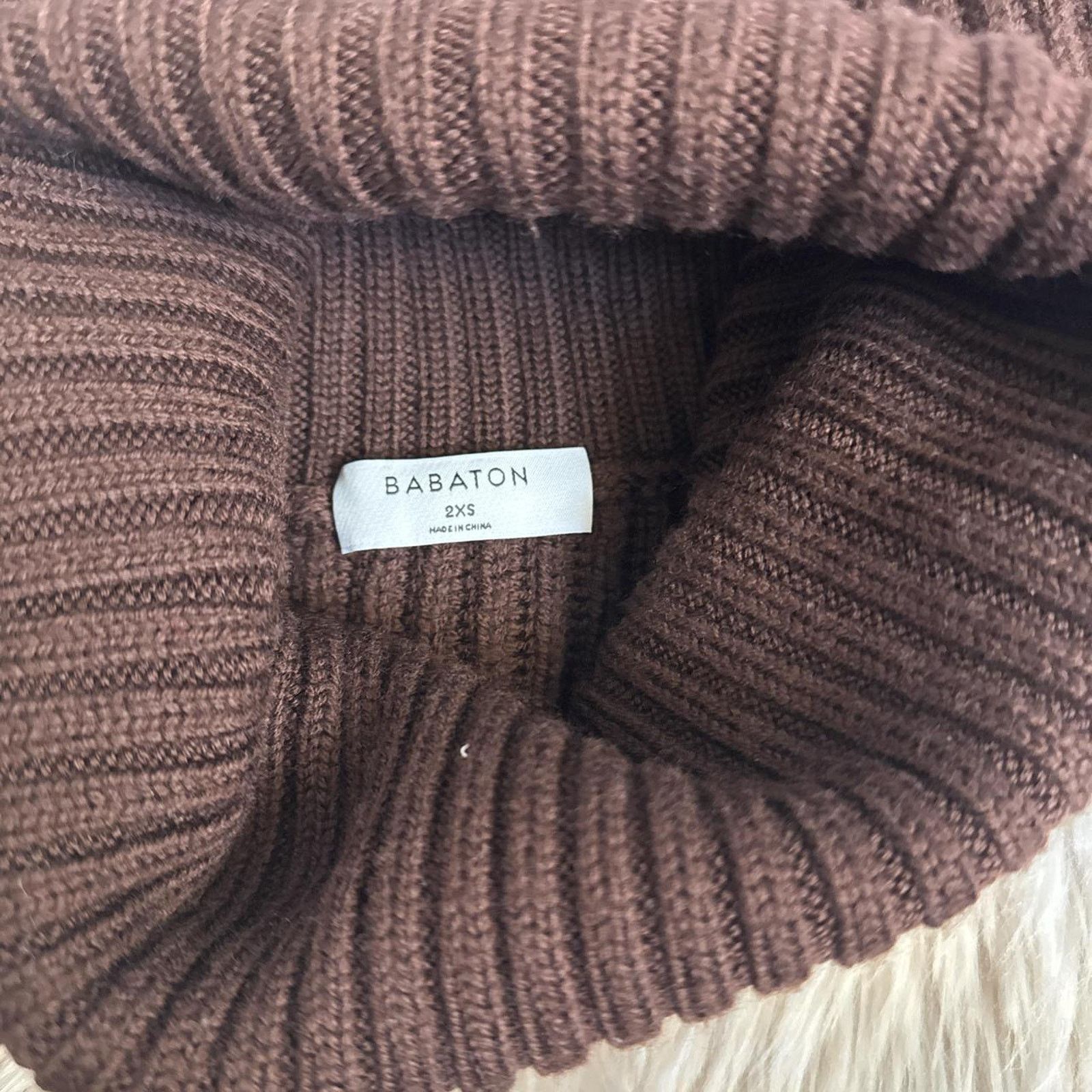 Aritzia NWOT ARITZIA BABATON Guell Sweater - Cocoa XXS Size XXS / US 00 / IT 34 - 4 Thumbnail