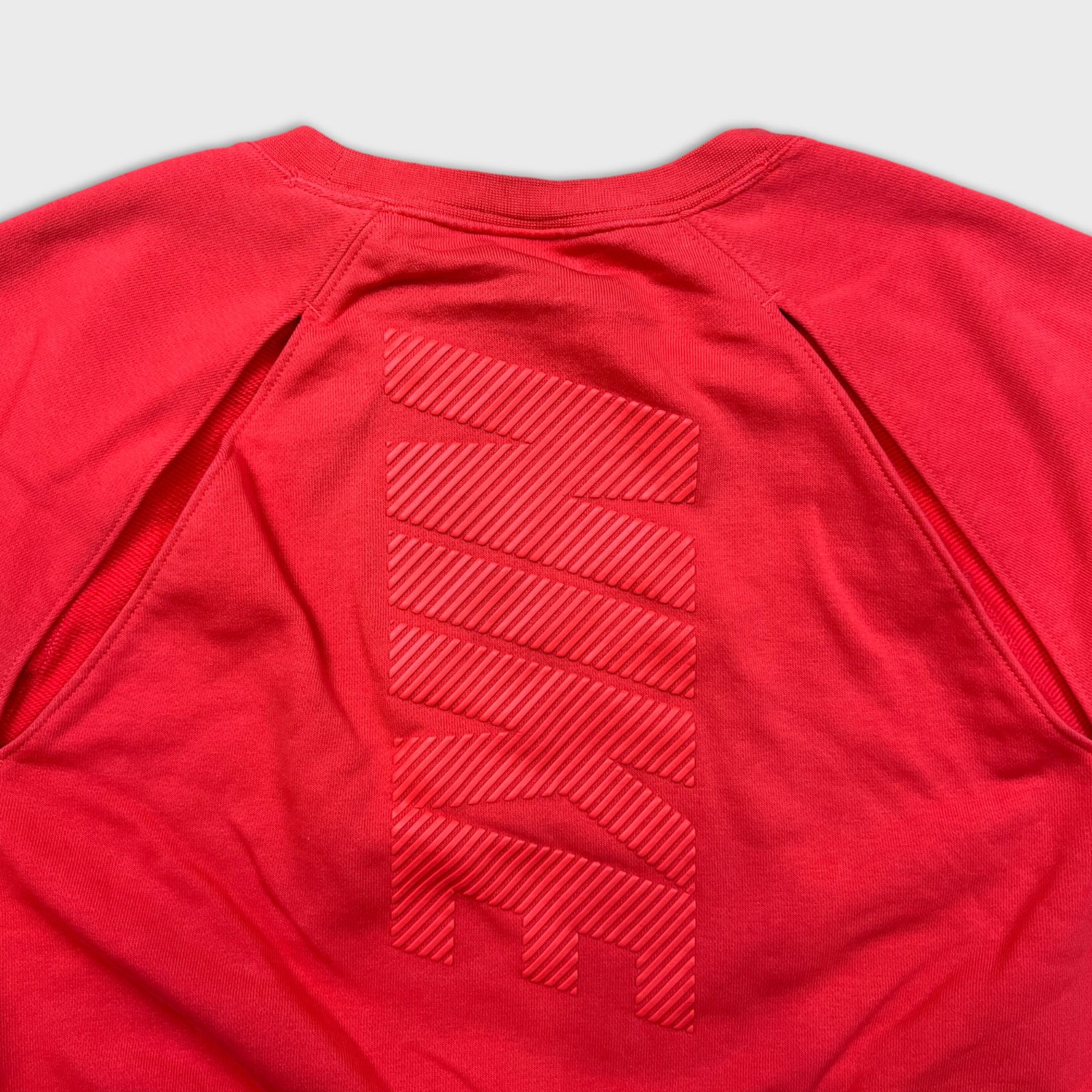 Nike × Vintage Nike Sportswear Sweatshirt Medium Swoosh Cropped Crewneck Size M / US 6-8 / IT 42-44 - 6 Thumbnail