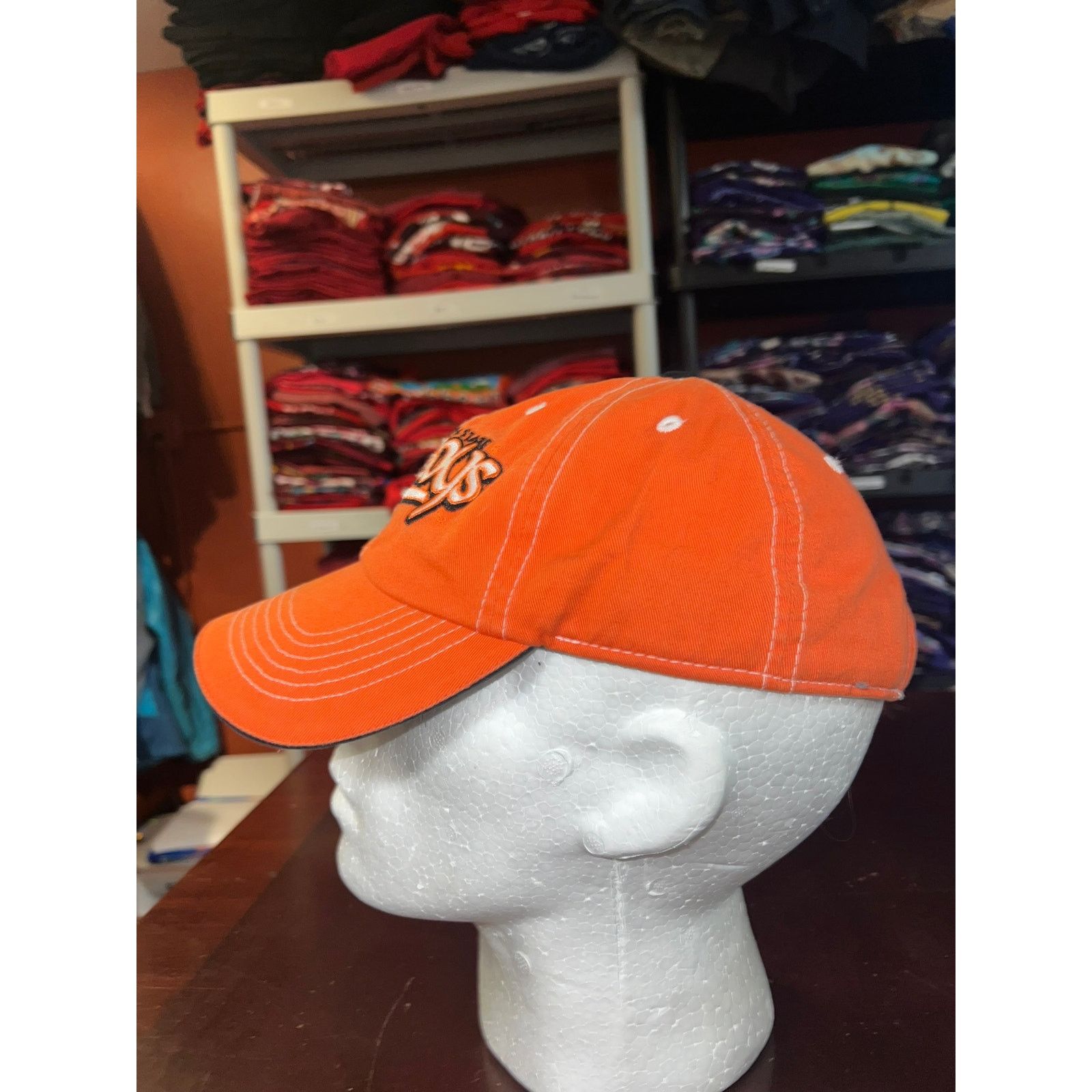 Vintage Oklahoma State Cowboys Hat OSU College Orange Cap Headwear Size ONE SIZE - 3 Thumbnail