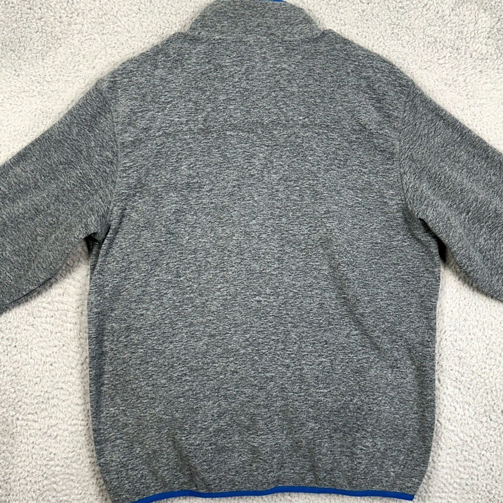 Eddie Bauer Eddie Bauer Mens Sweatshirt Pullover Gray Fleece Snap Button Pockets Medium EUC Size US M / EU 48-50 / 2 - 3 Thumbnail