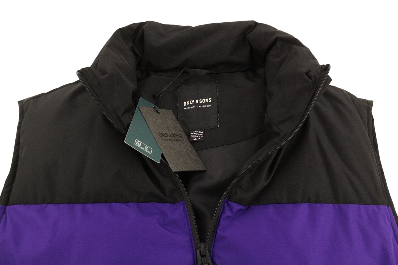 Other MARIO LIFE PUFFER M Violet Quilted High Neck 88029 Size US M / EU 48-50 / 2 - 6 Thumbnail