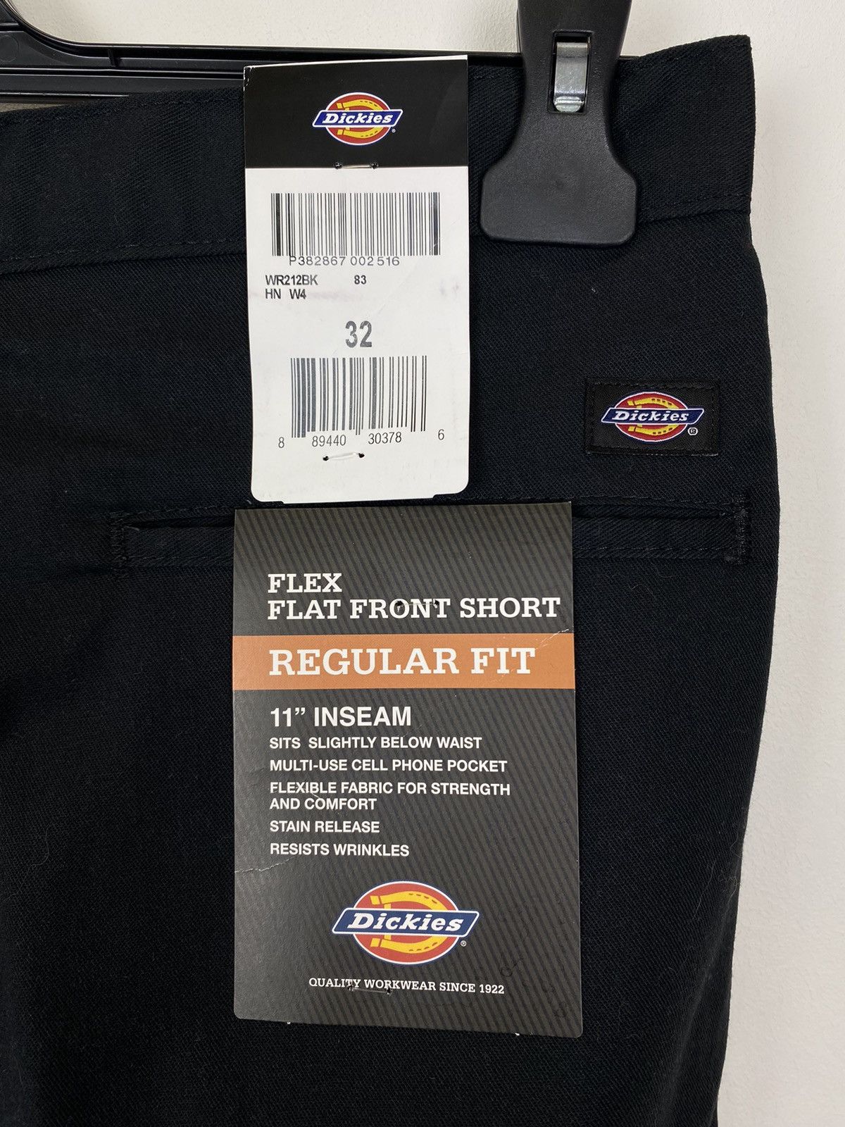 Dickies New With Tags Dickies Flex Frat Front Shorts Men Sz 32 Black Size US 32 / EU 48 - 9 Thumbnail