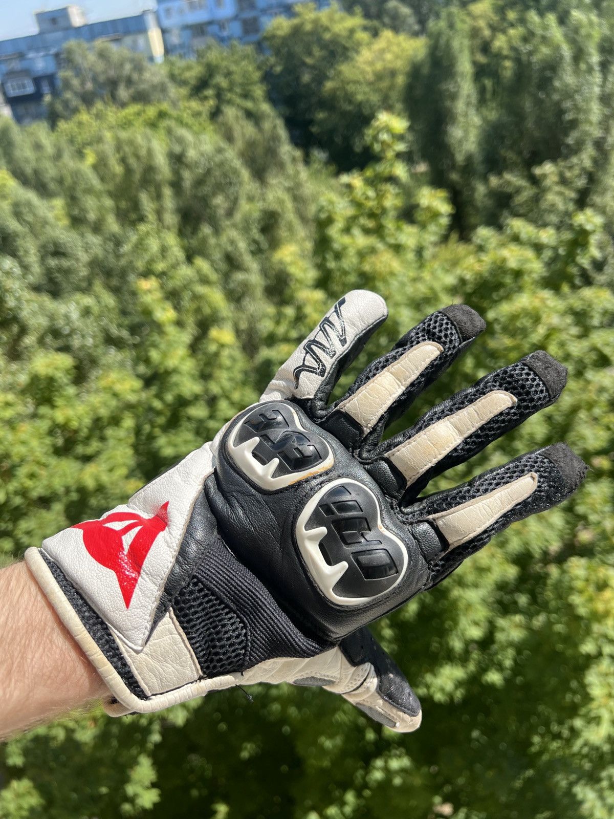 Dainese Vintage Y2K Dainese punk rock biker moto gloves leather