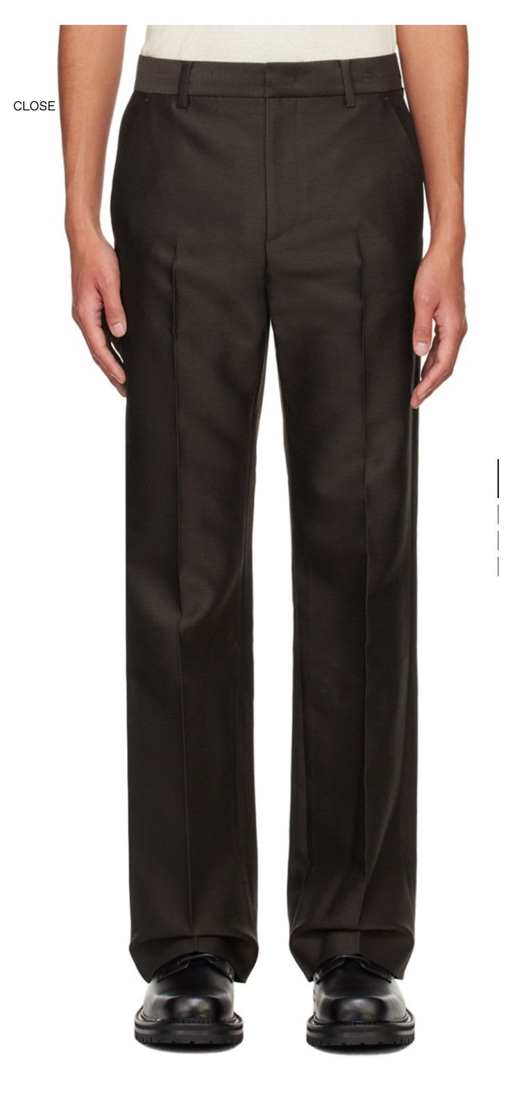 System Brown butcoot trousers Size US 36 / EU 52 - 1 Thumbnail