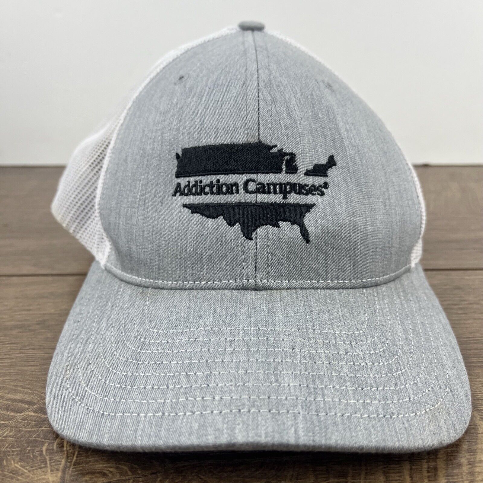 Other Addiction Campuses Hat Snapback Hat Gray Hat Adjustable Gray Size ONE SIZE - 6 Thumbnail