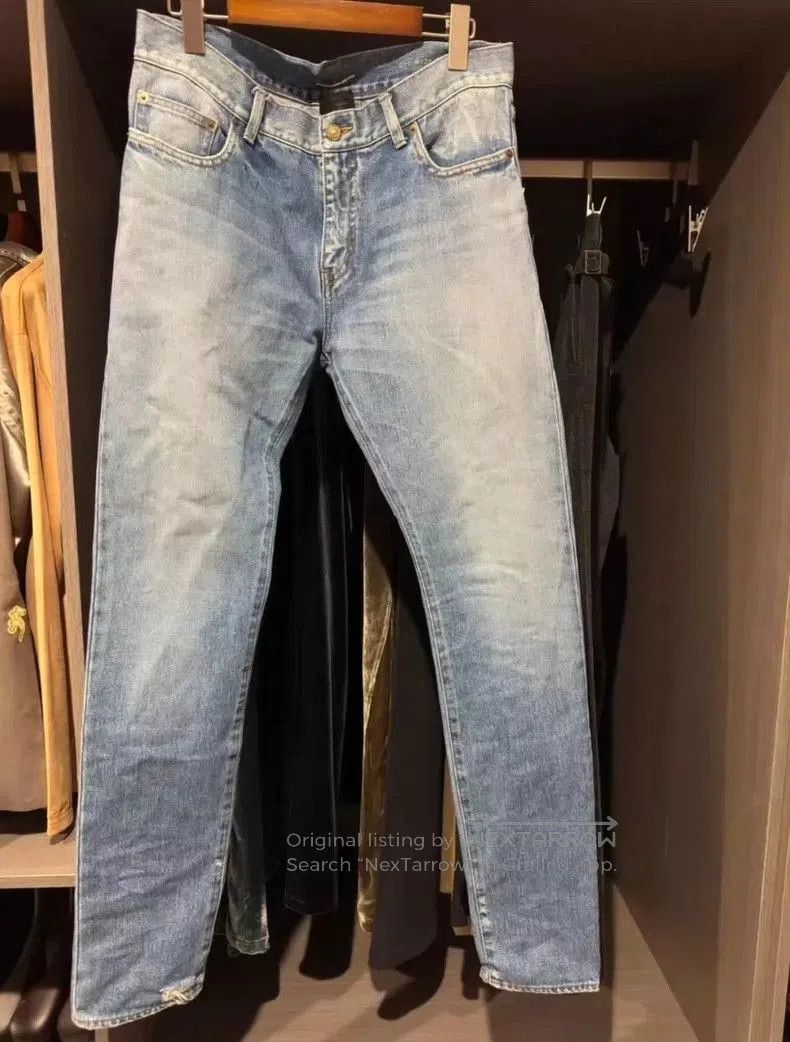 Saint Laurent Paris Yves Saint Laurent Men's Slim Jeans. Size US 32 / EU 48 - 1 Thumbnail