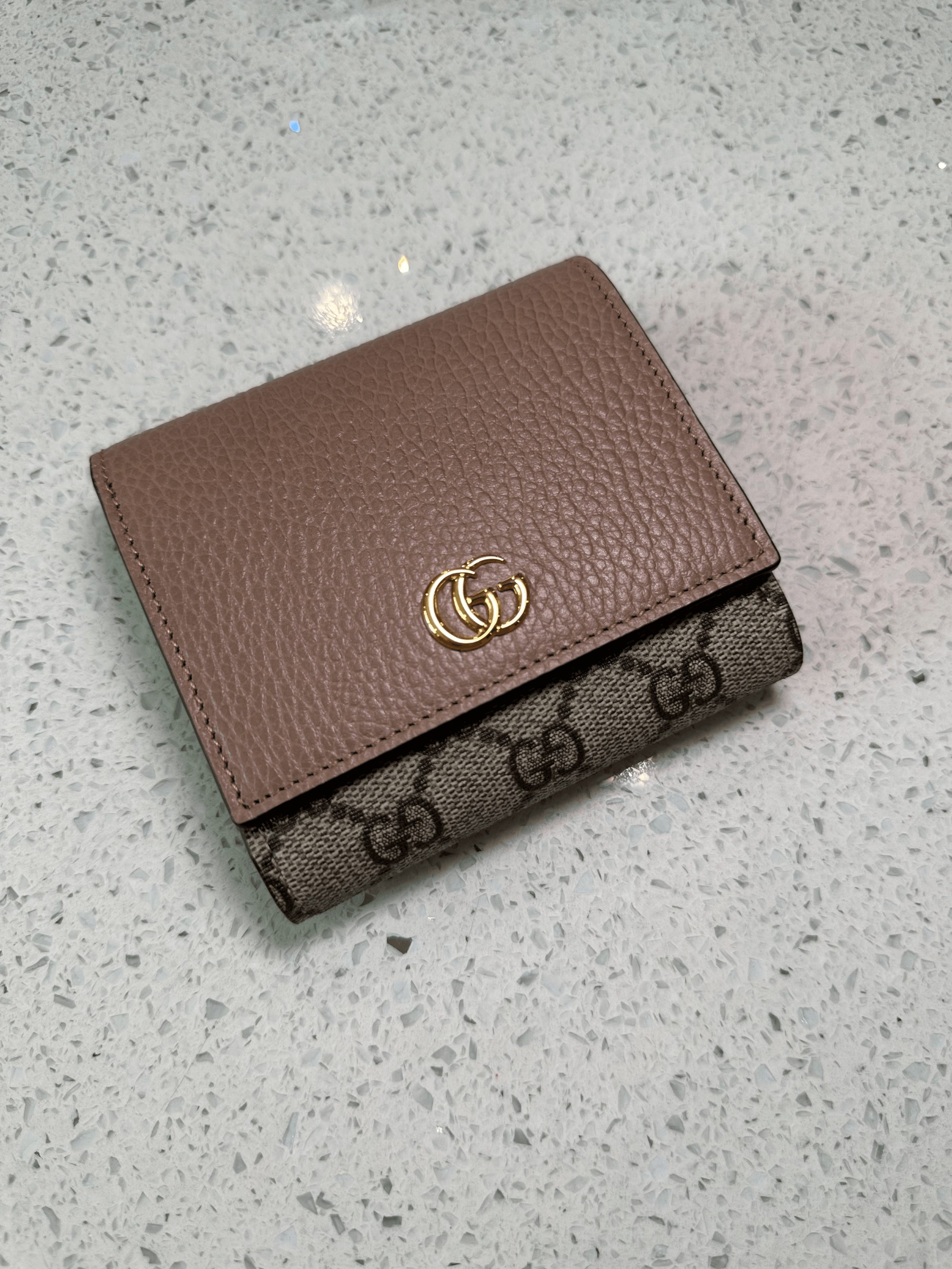 Gucci Gucci GG Marmont Wallet Beige Size ONE SIZE - 1 Thumbnail