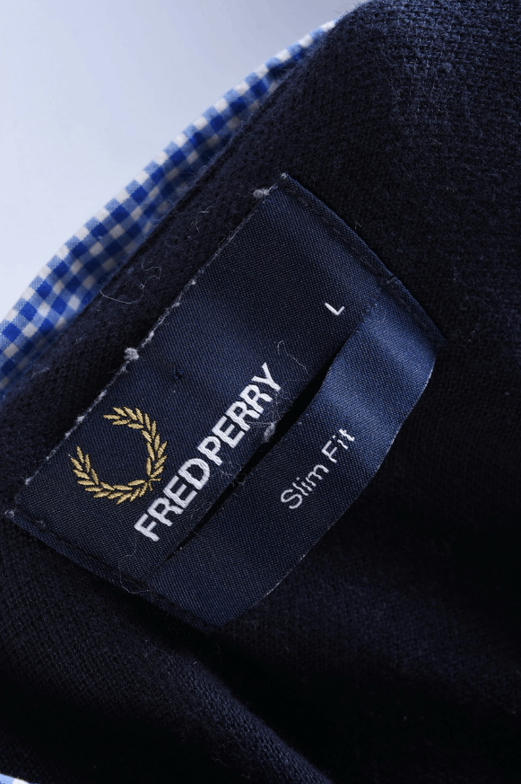 Fred Perry Fred Perry Slim Fit Navy Blue Polo Shirt Size M Size US M / EU 48-50 / 2 - 4 Thumbnail