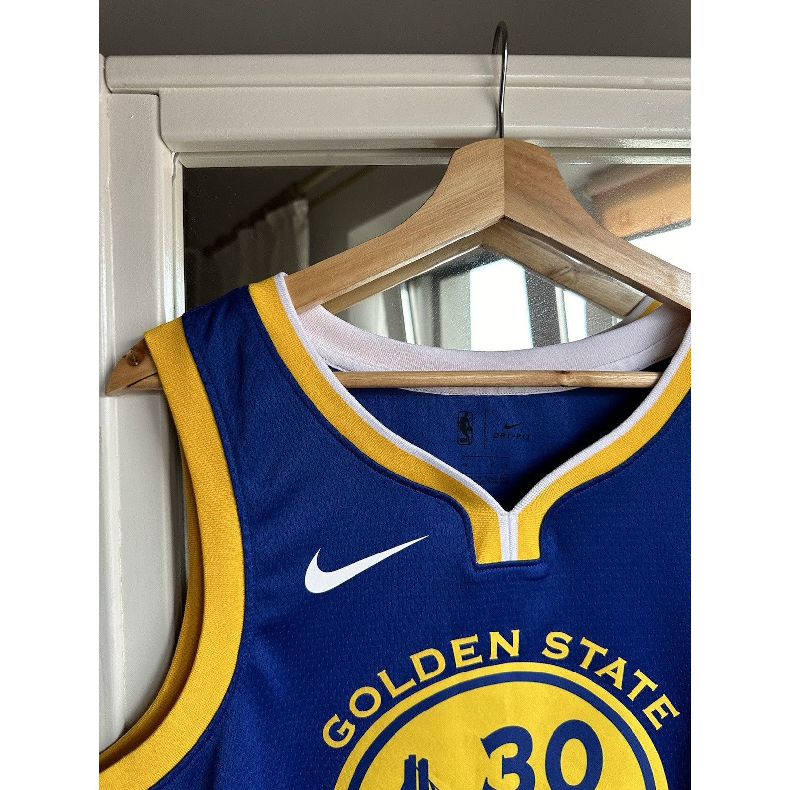 Nike Mens Nike Nba Golden State Warriors Stephen Curry Basketball Size US L / EU 52-54 / 3 - 5 Thumbnail