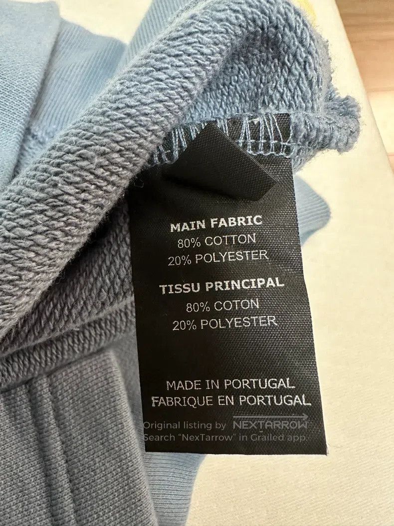 Vetements Vetements Misty Blue Off-the-Shoulder Hoodie Size US M / EU 48-50 / 2 - 2 Thumbnail