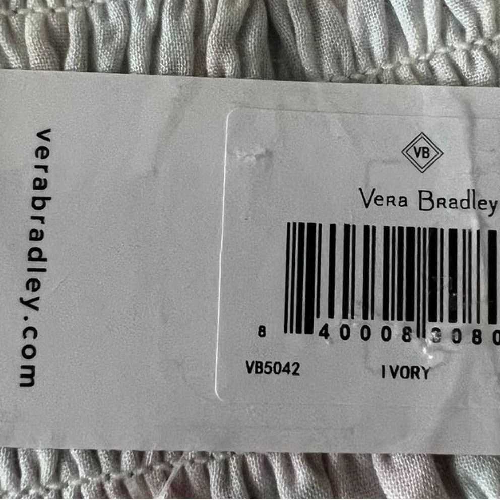 Vera Bradley VERA BRADLEY Claudine Ivory Palazzo Pant w/ Tags, Medium Size 31" - 5 Thumbnail